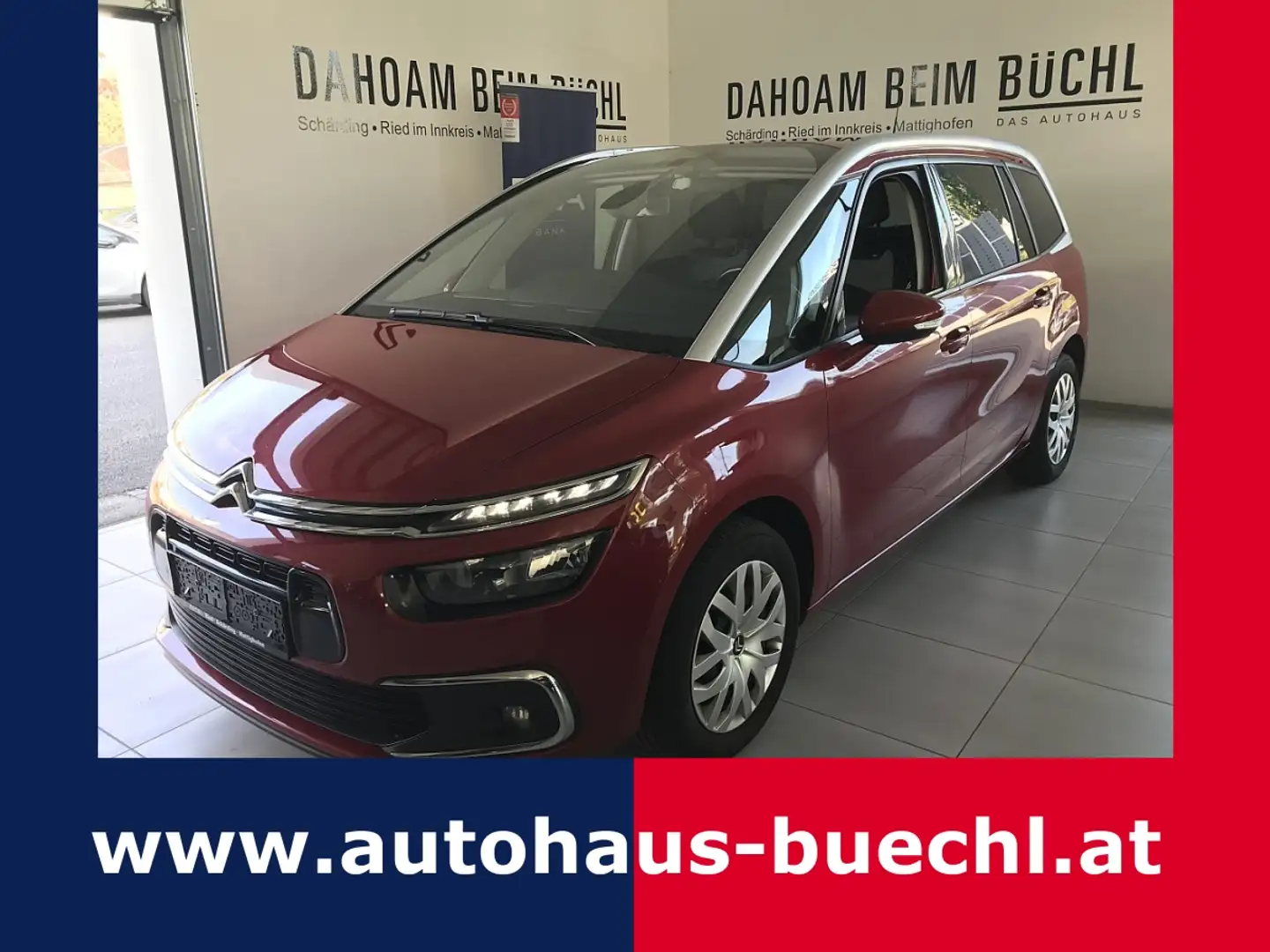 Citroen Grand C4 Picasso BlueHDI 120 S&S 6-Gang Feel Rouge - 1