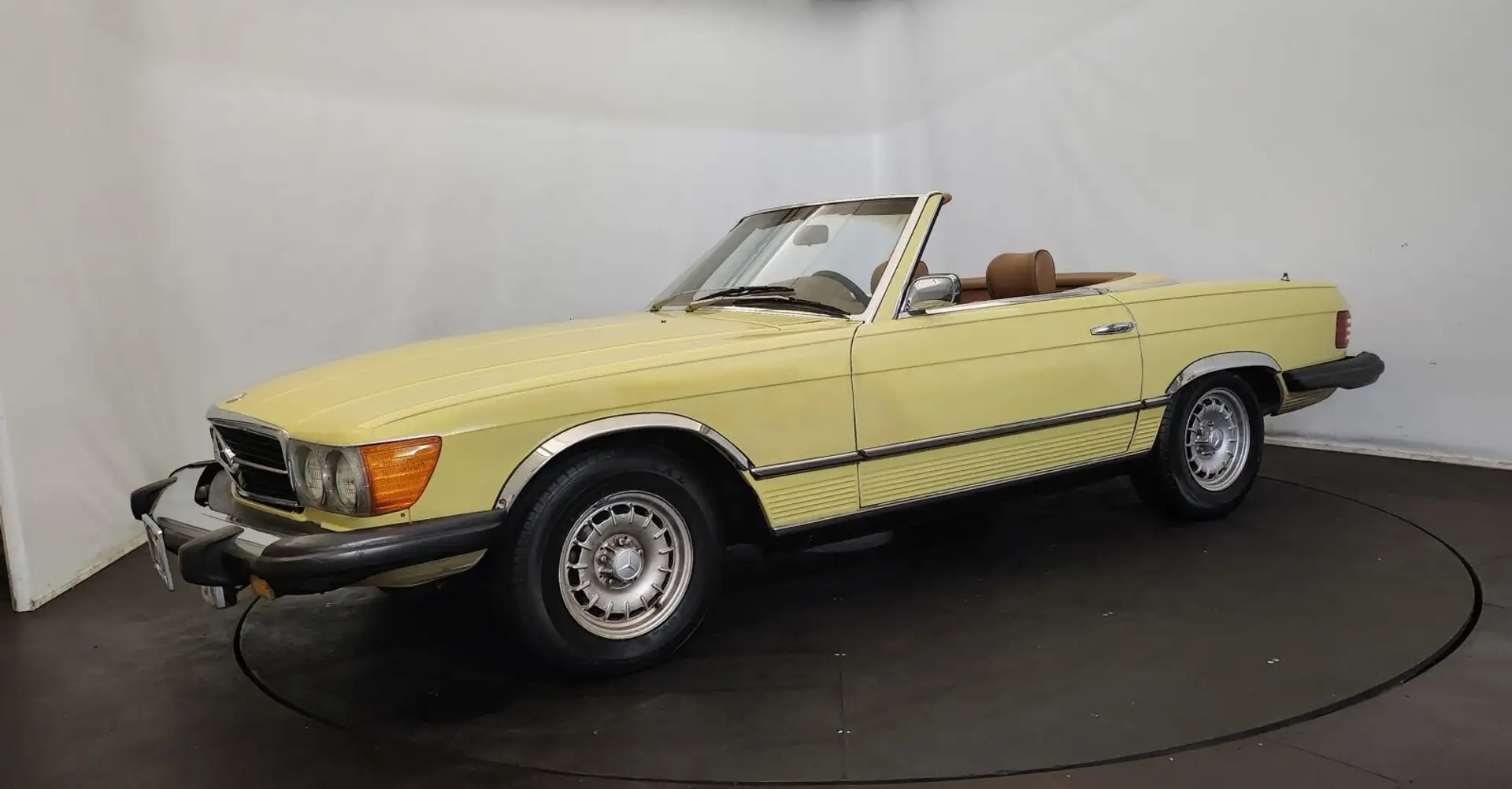 Mercedes-Benz 450 SL Jaune - 2
