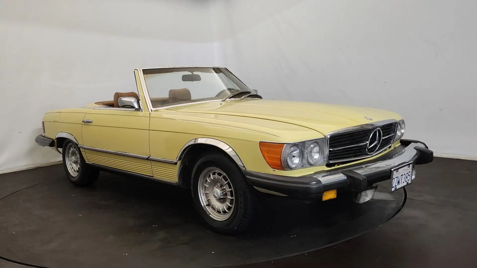 Mercedes-Benz 450 SL Jaune - 1