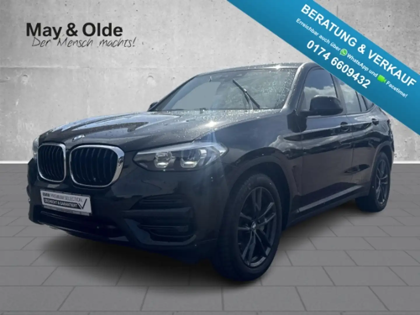 BMW X3 30d xDrive Aut. Advantage LED Navi AHK HuD Negro - 1