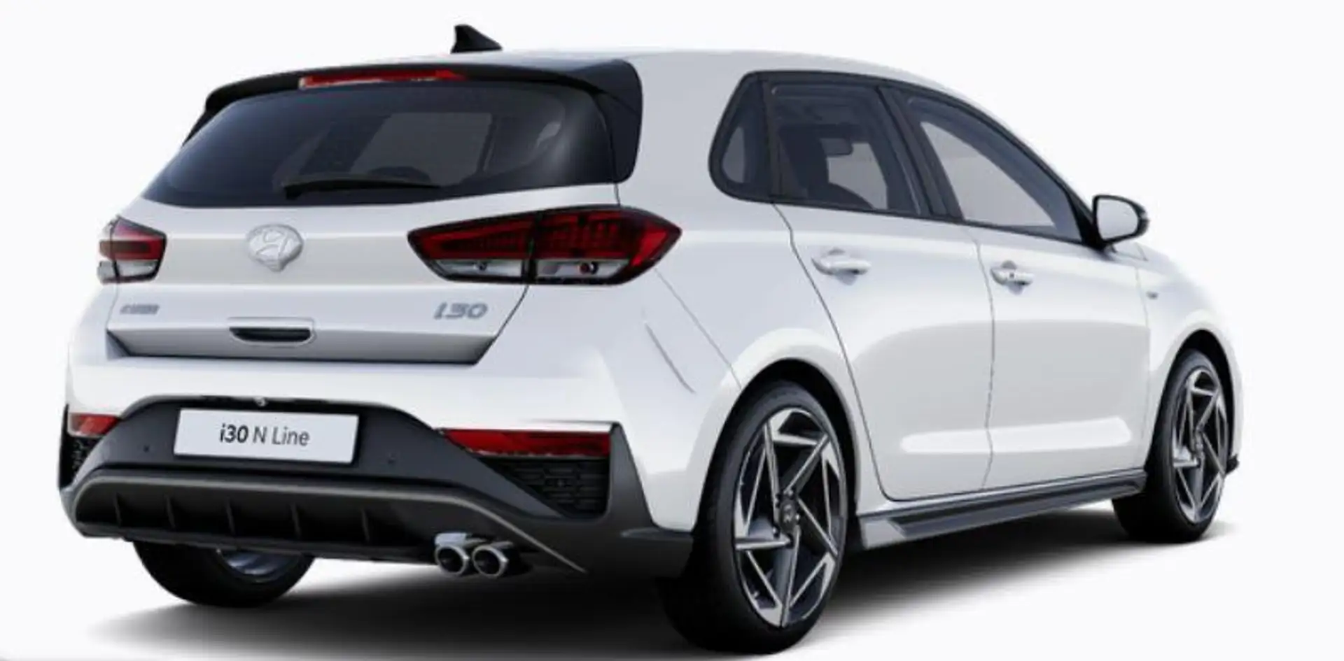 Hyundai i30 N Line 1.6 DCT*LED*Navi*Shzg*PDC*Cam*ACC*18Z 11... Weiß - 2