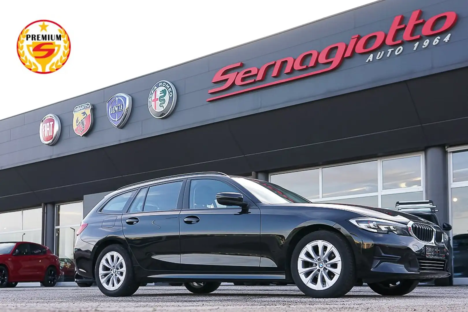 BMW 318 318d Touring Business Advantage auto FARI LED-PDC Nero - 1
