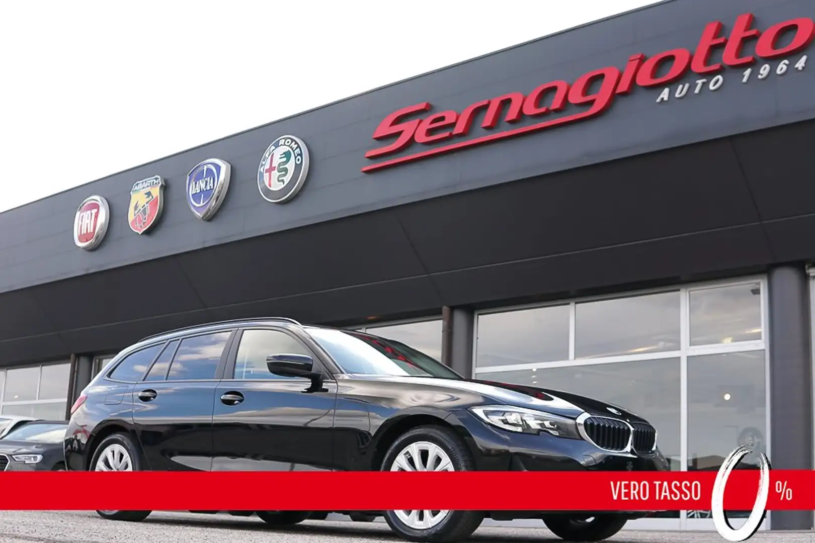 BMW 318 318d Touring Business Advantage auto FARI LED-PDC Nero - 1