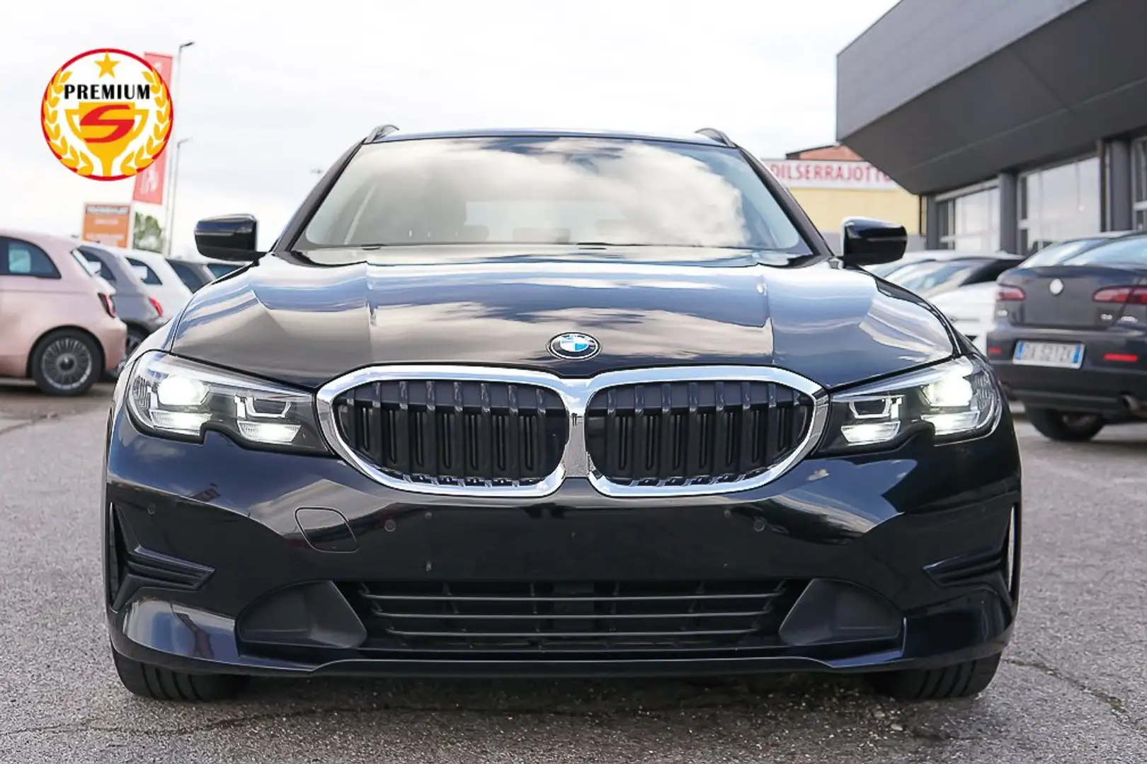 BMW 318 318d Touring Business Advantage auto FARI LED-PDC Nero - 2
