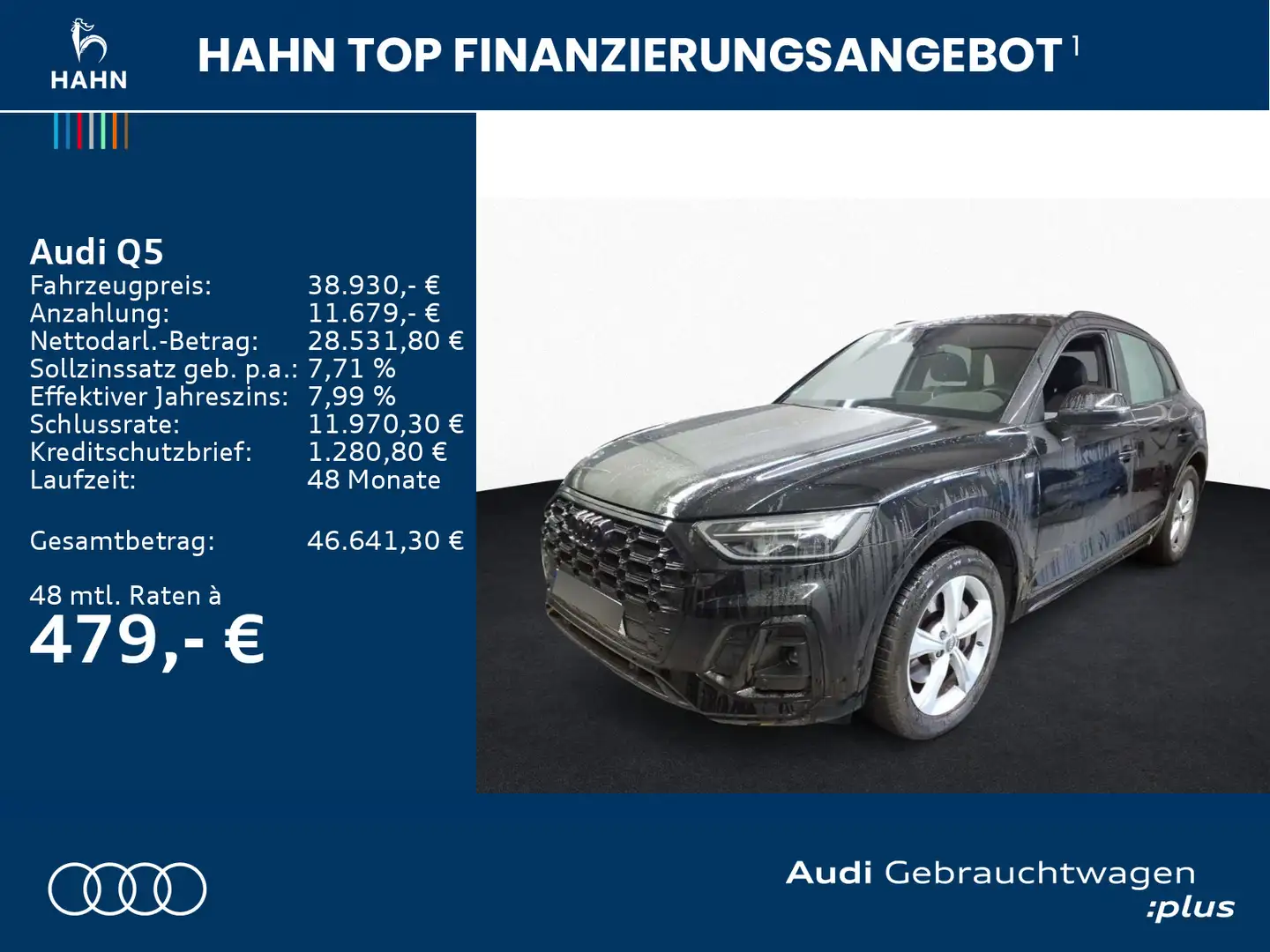 Audi Q5 50 TFSIe quattro S line Virtual ACC Navi LED Schwarz - 2