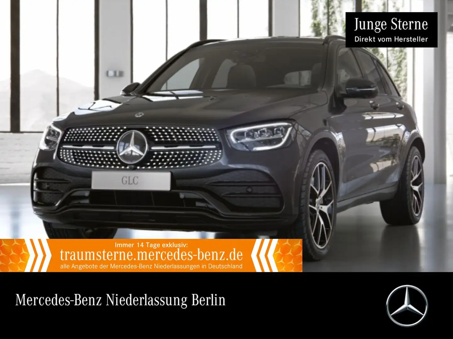 Mercedes-Benz GLC 400 d 4M AMG+NIGHT+360+LED+STHZG+FAHRASS+9G Grau - 1