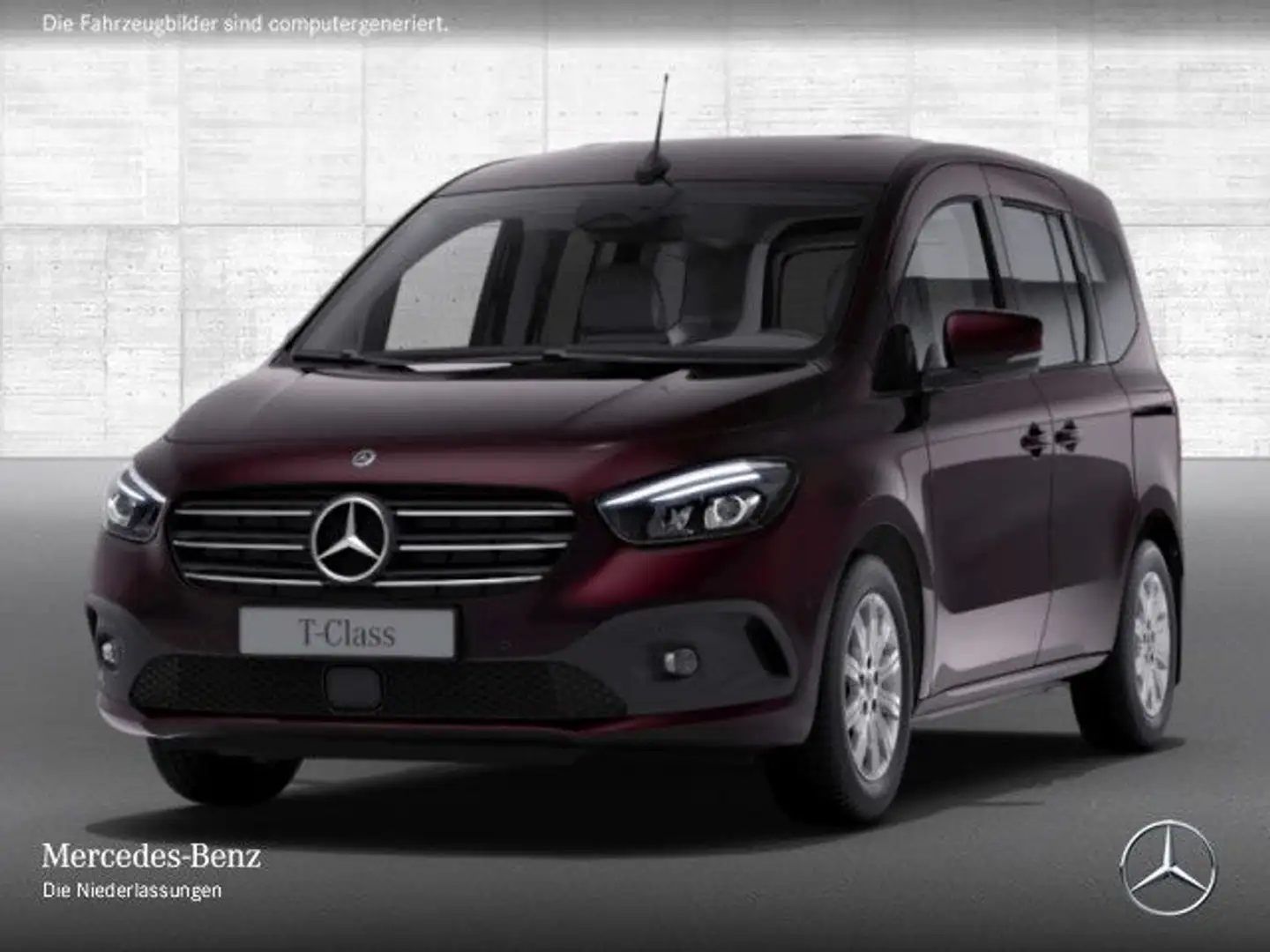 Mercedes-Benz T-Class T 180 EDITION+PROGRESSIVE+Klimaautom+AHK+Navi+PTS Rouge - 2