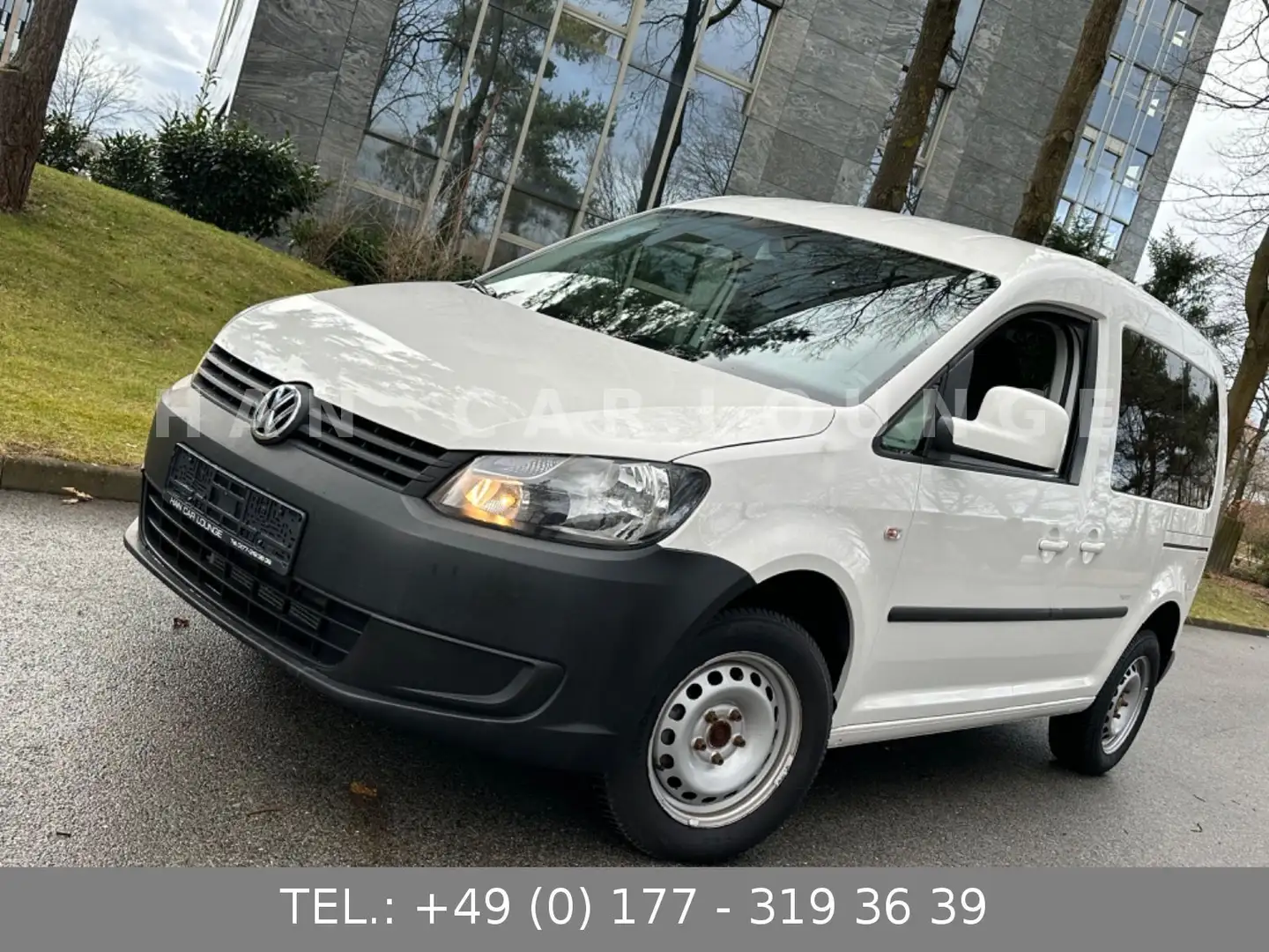 Volkswagen Caddy 1.6TDI TEAM*NAVIGATION*5-SITZER*KLIMA*AHK Weiß - 1