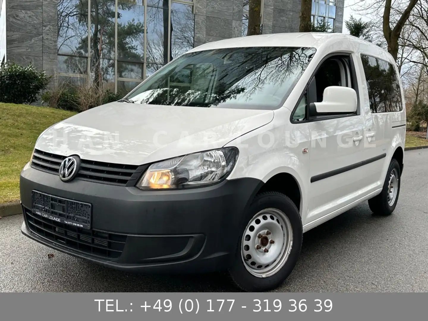 Volkswagen Caddy 1.6TDI TEAM*NAVIGATION*5-SITZER*KLIMA*AHK Weiß - 2