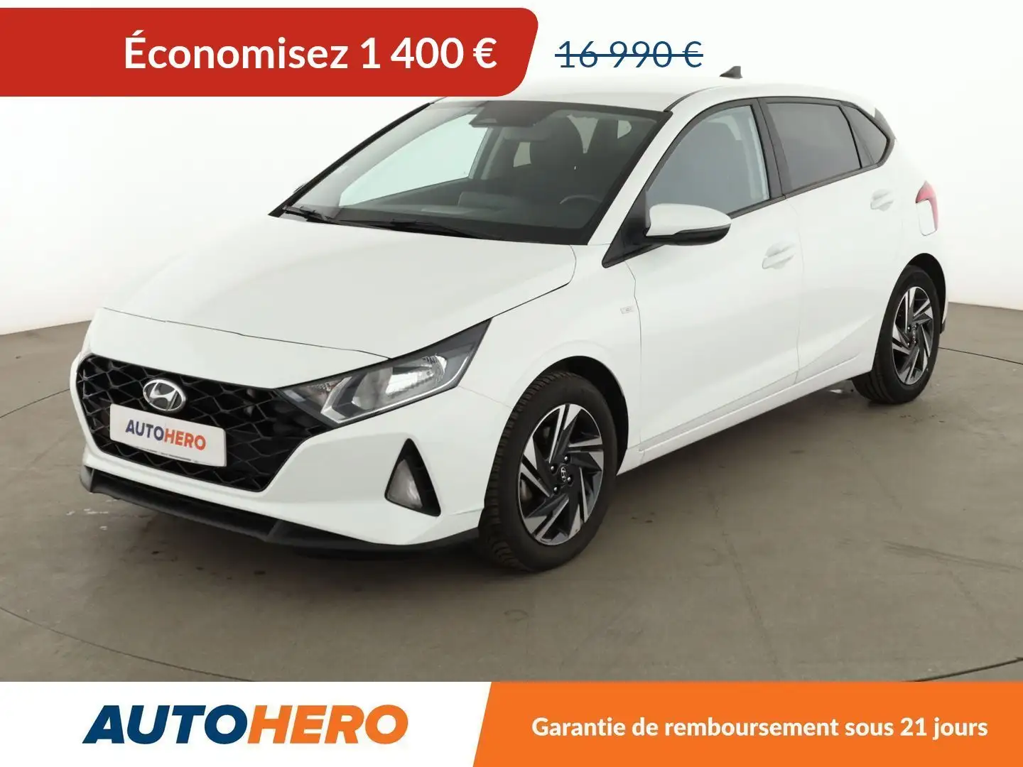 Hyundai i20 1.0 T-GDi Hybrid 48V Intuitive DCT-7 Blanc - 1