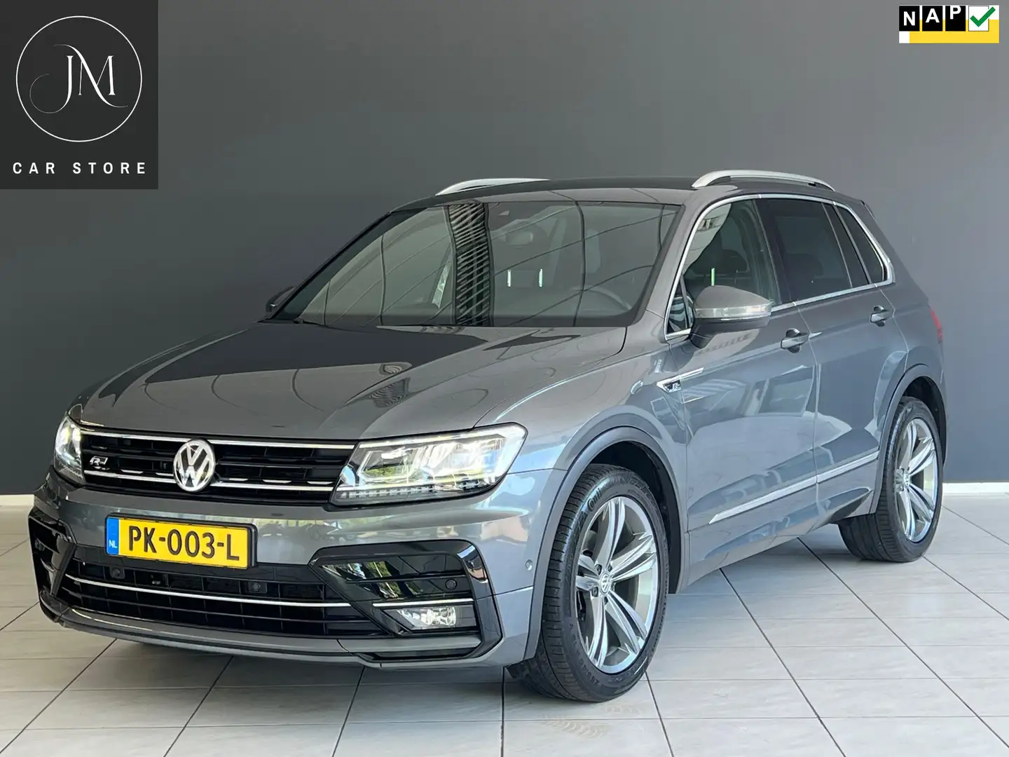 Volkswagen Tiguan 1.4 TSI R-LINE Virtual Org NL Auto Dealer Onderhou Gris - 1