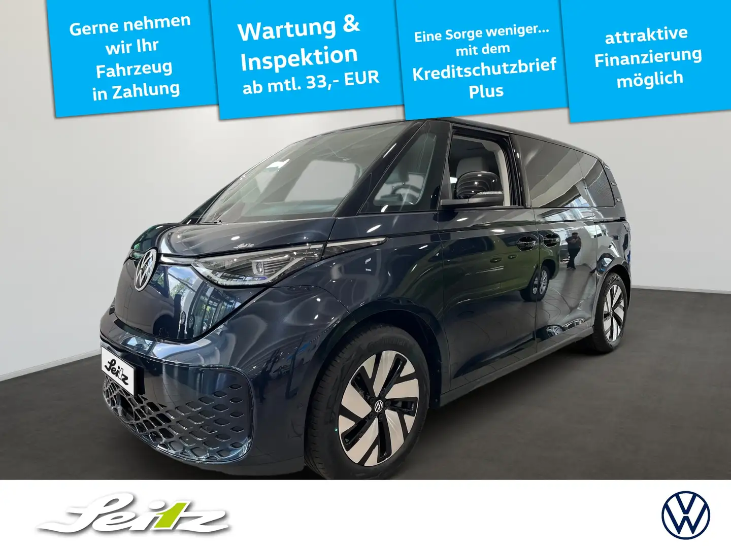 Volkswagen ID. Buzz ID.Buzz KR Pro *AHK*NAVI*MATRIX*SITZHEIZUNG* Azul - 1