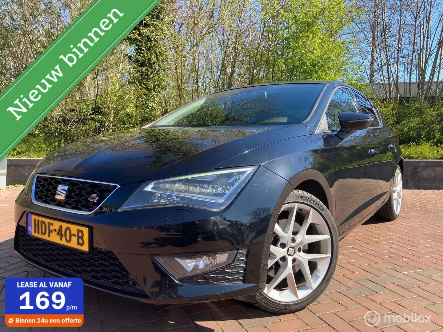SEAT Leon 1.8 TSI FR Dynamic Stoelverwarming, Cruise, Navi. Nero - 1