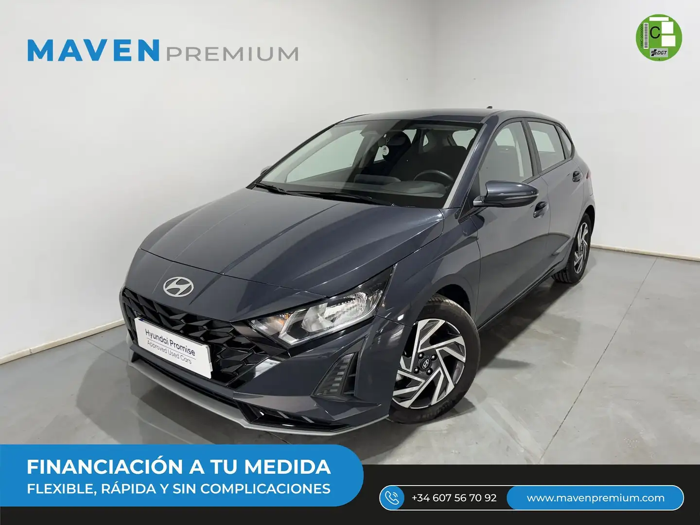 Hyundai i20 1.0 TGDI Klass 100 Grijs - 1