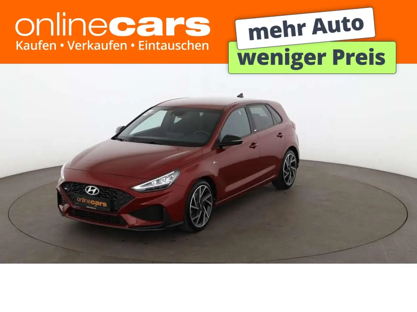 Hyundai i30 1.5 T-GDI N Line Aut LED NAVI SITZHZG R-CAM Rot - 1