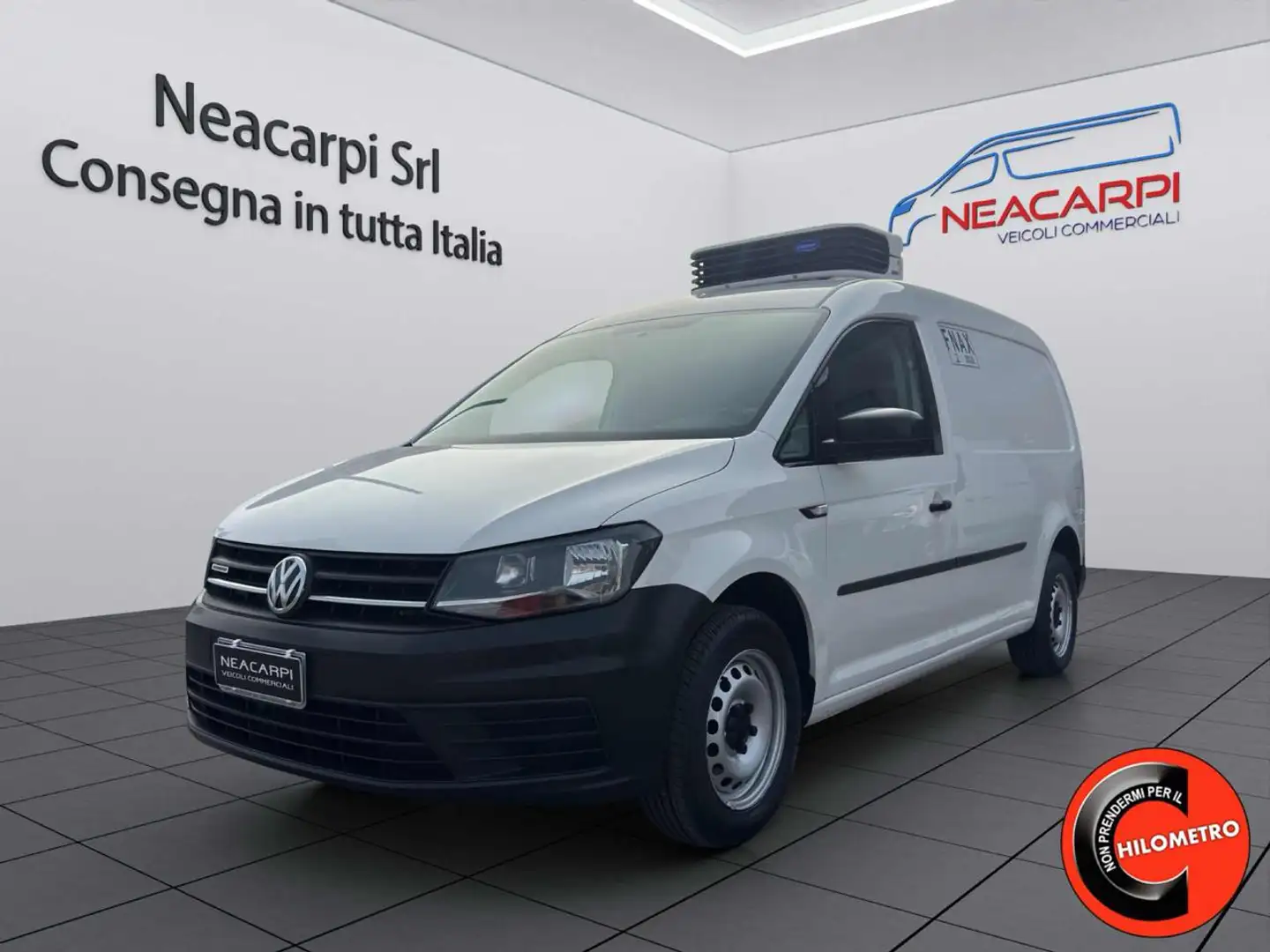 Volkswagen Caddy 1.4TGI MAXI CNG*FRIGO FNAX(0°) STRADA RETE LUNGO- Blanc - 1