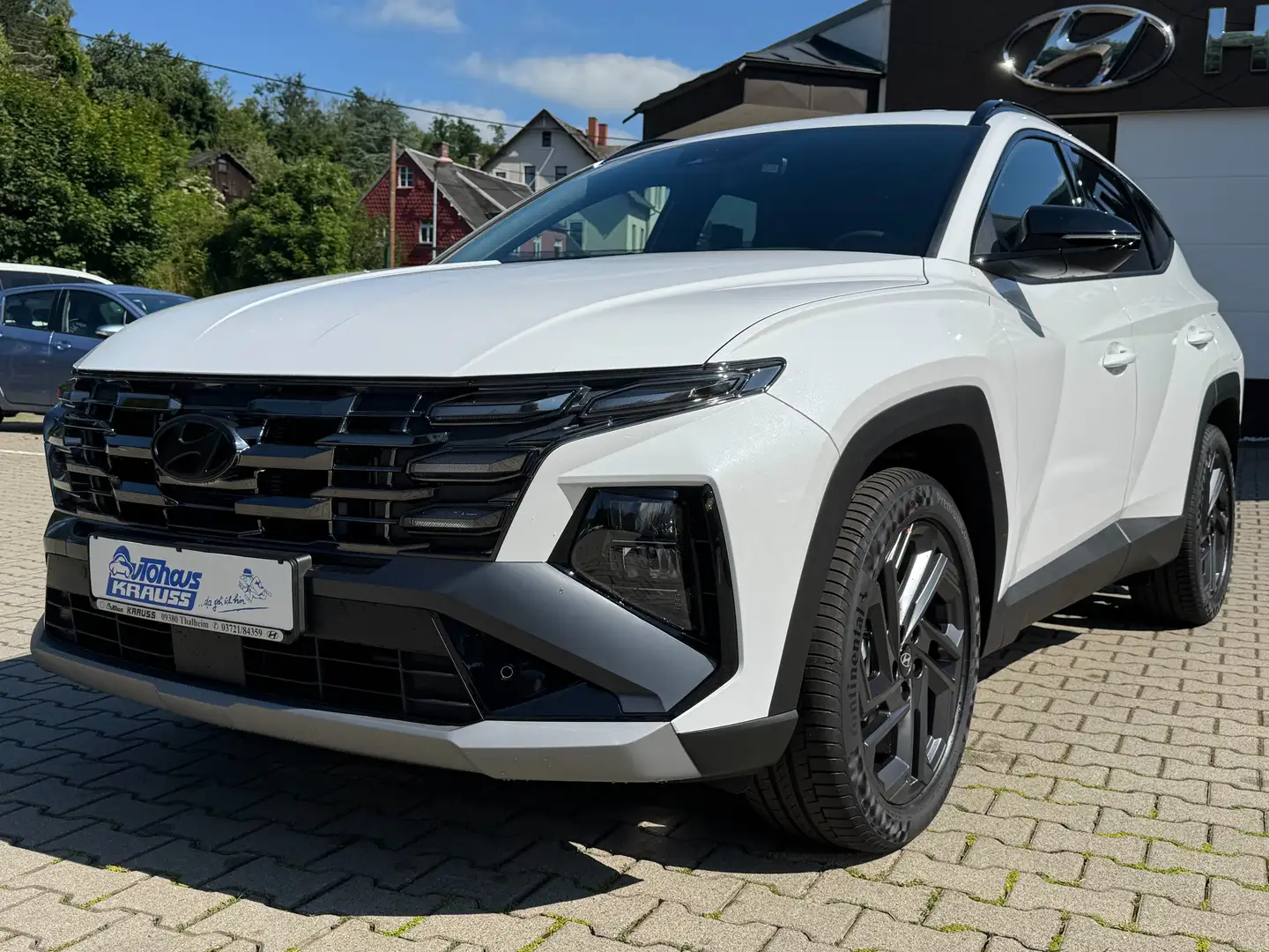 Hyundai TUCSON 1.6 T-GDi Edition Plus-Automatik-Navi-LED Weiß - 1
