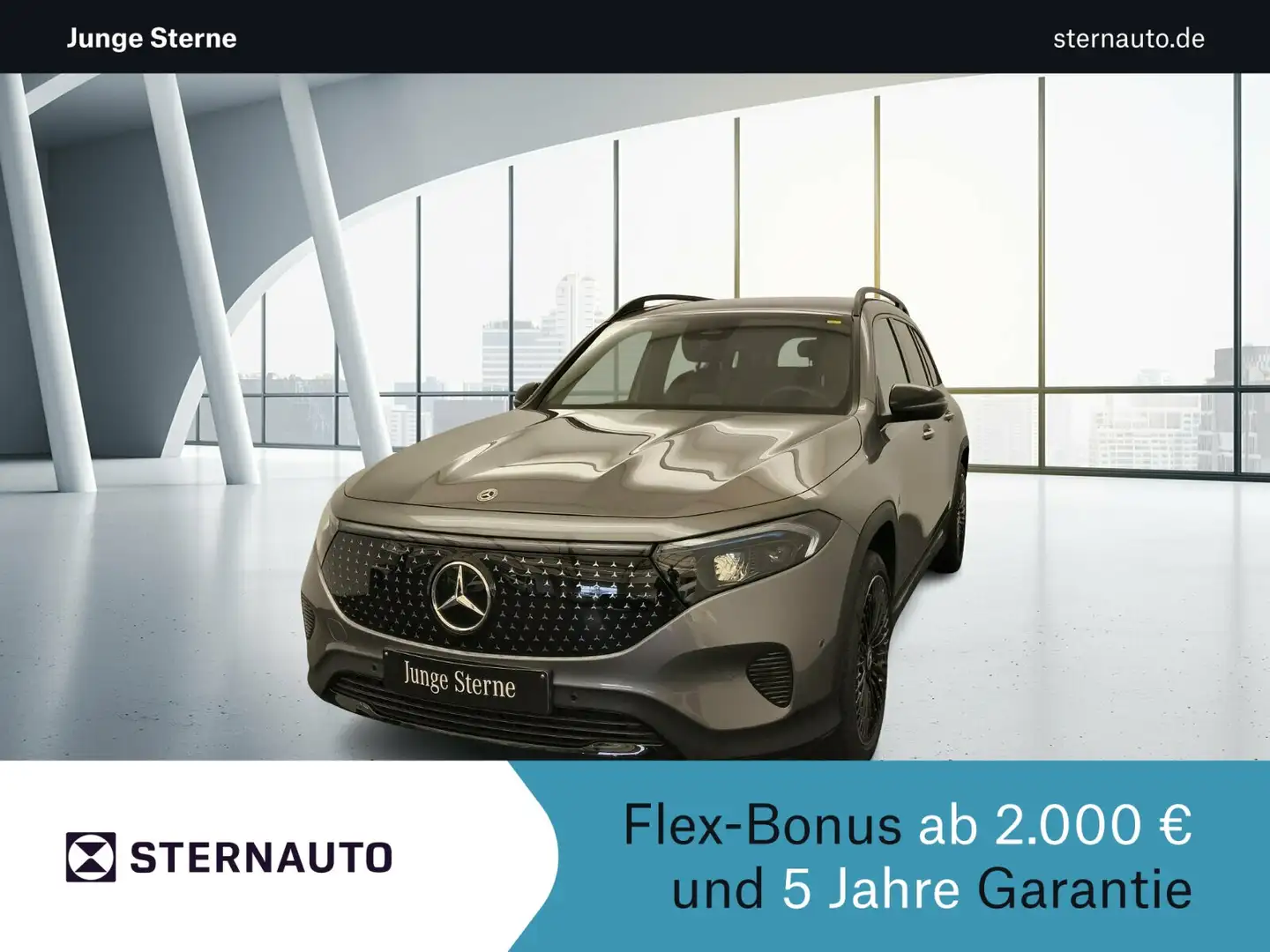 Mercedes-Benz EQB 300 EQB 300 4M Advanced+ Verstelldämpfung Night AHK+ Grau - 1