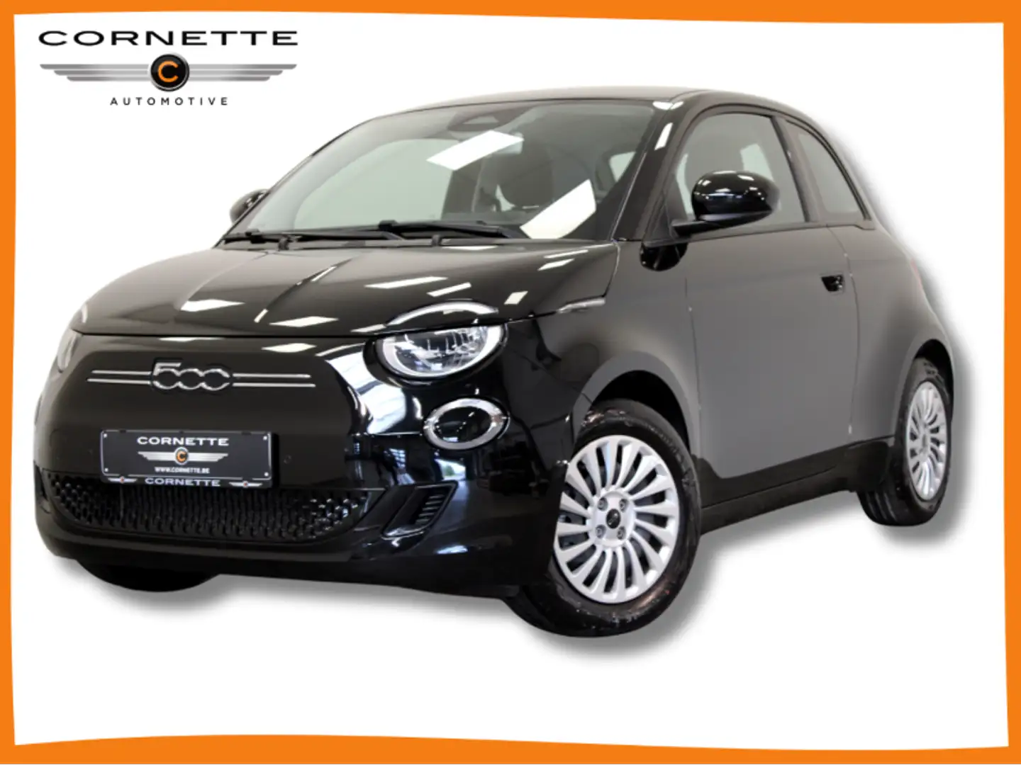 Fiat 500e Icon Berline 42 kWh DAB GROTE BATTERIJ - CARPLAY Noir - 1