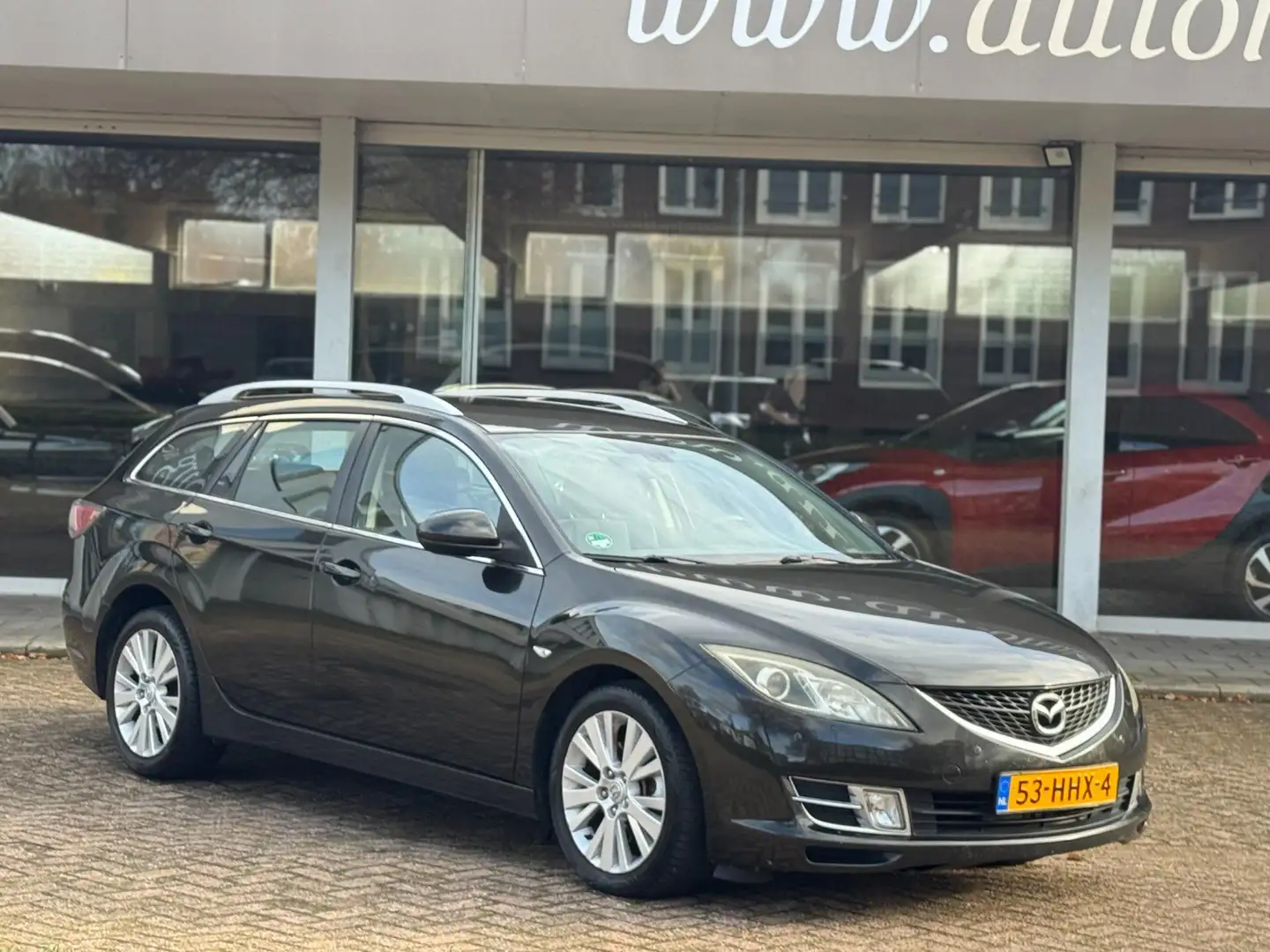 Mazda 6 Sportbreak 1.8 Touring|Airco|Trekhaak|4 All Season Zwart - 1