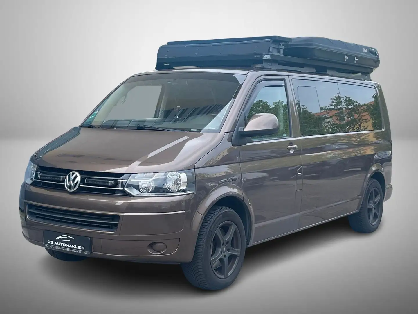 Volkswagen T5 Multivan Camper Lang 4Motion Dachzelt Küche Brun - 1