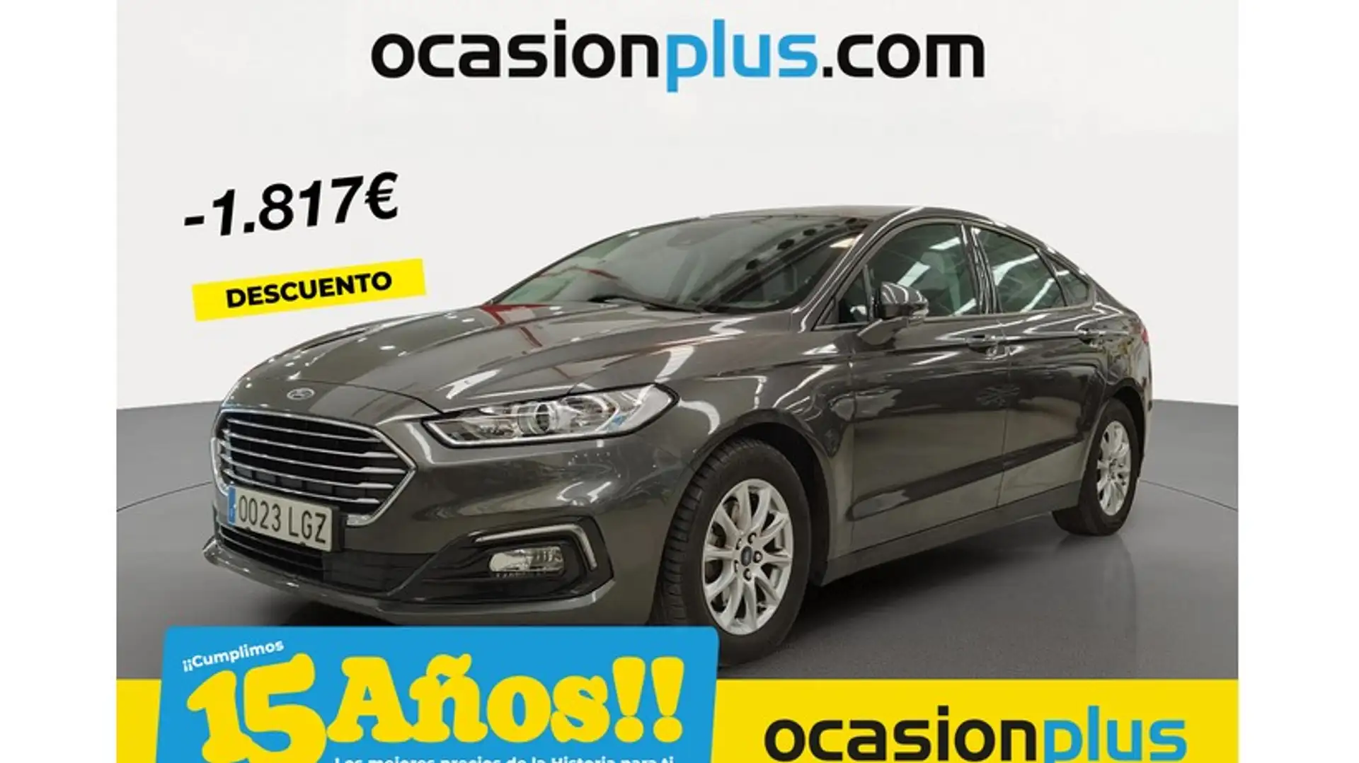Ford Mondeo 2.0TDCI Trend Aut. 150 Gris - 1