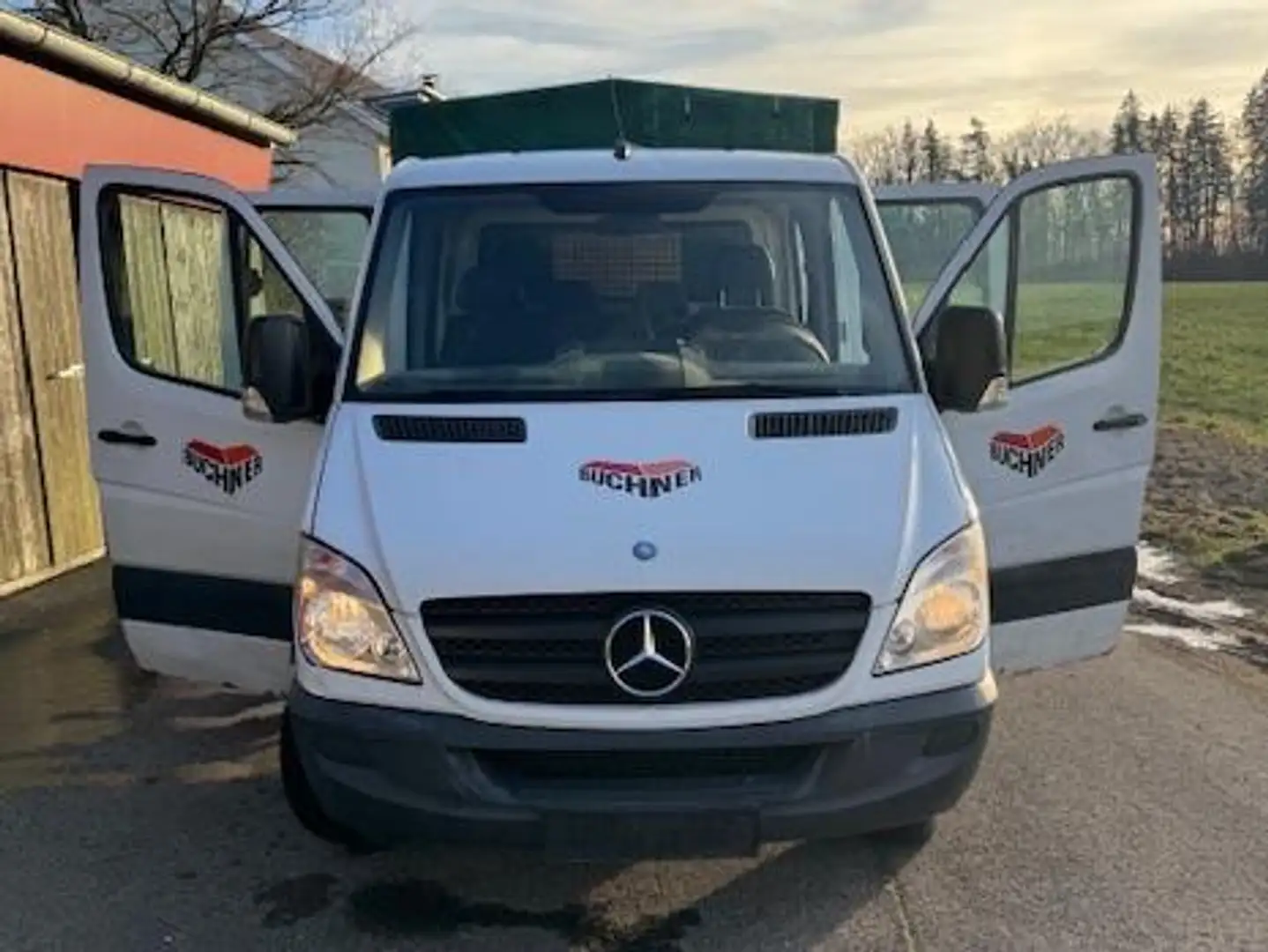 Mercedes-Benz Sprinter Sprinter 316 CDI DOKA Pritsche Plane, AHK, Euro 5 Bílá - 1