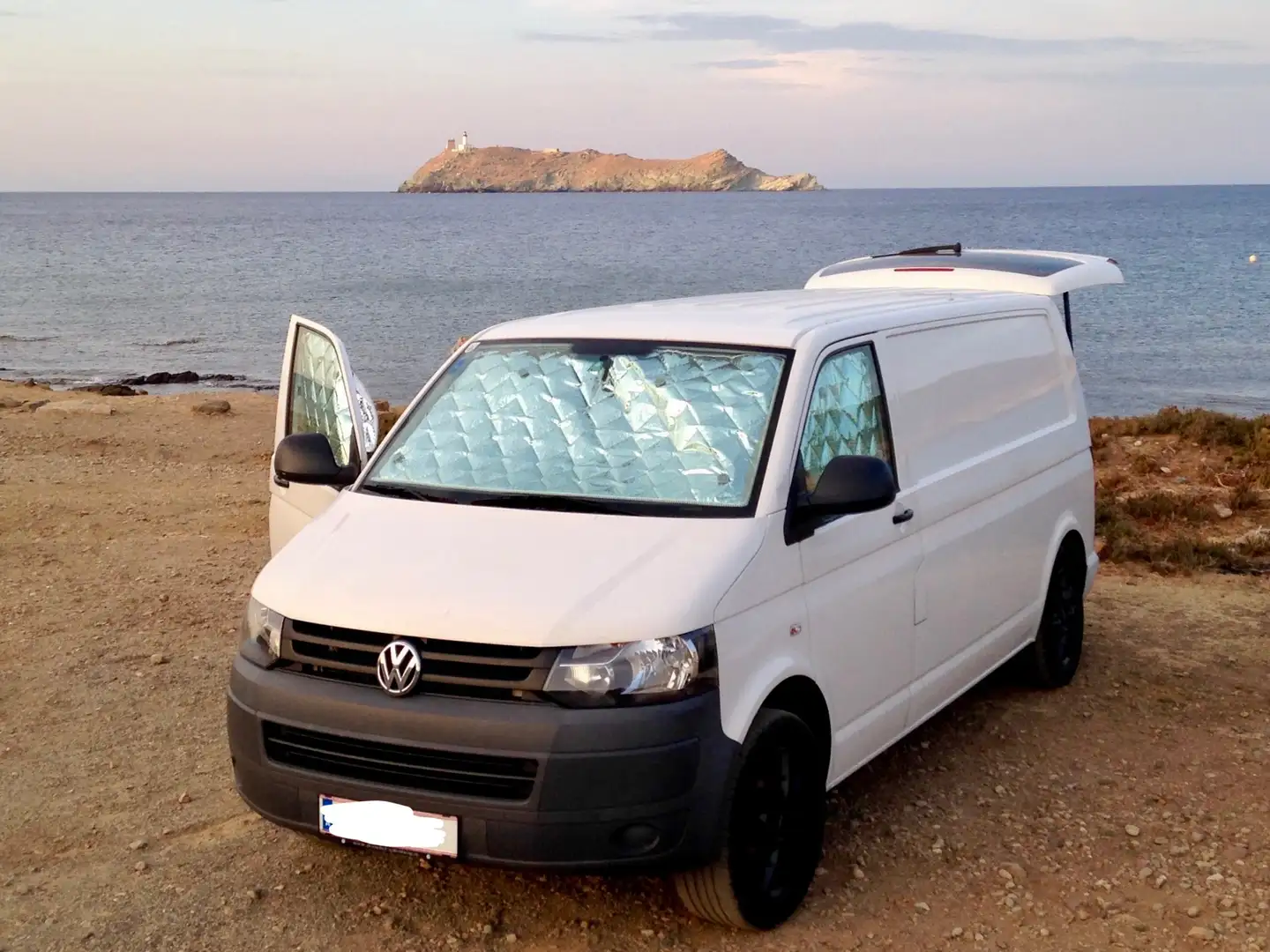 Volkswagen T5 Transporter LR 2,0 TDI D-PF Weiß - 1