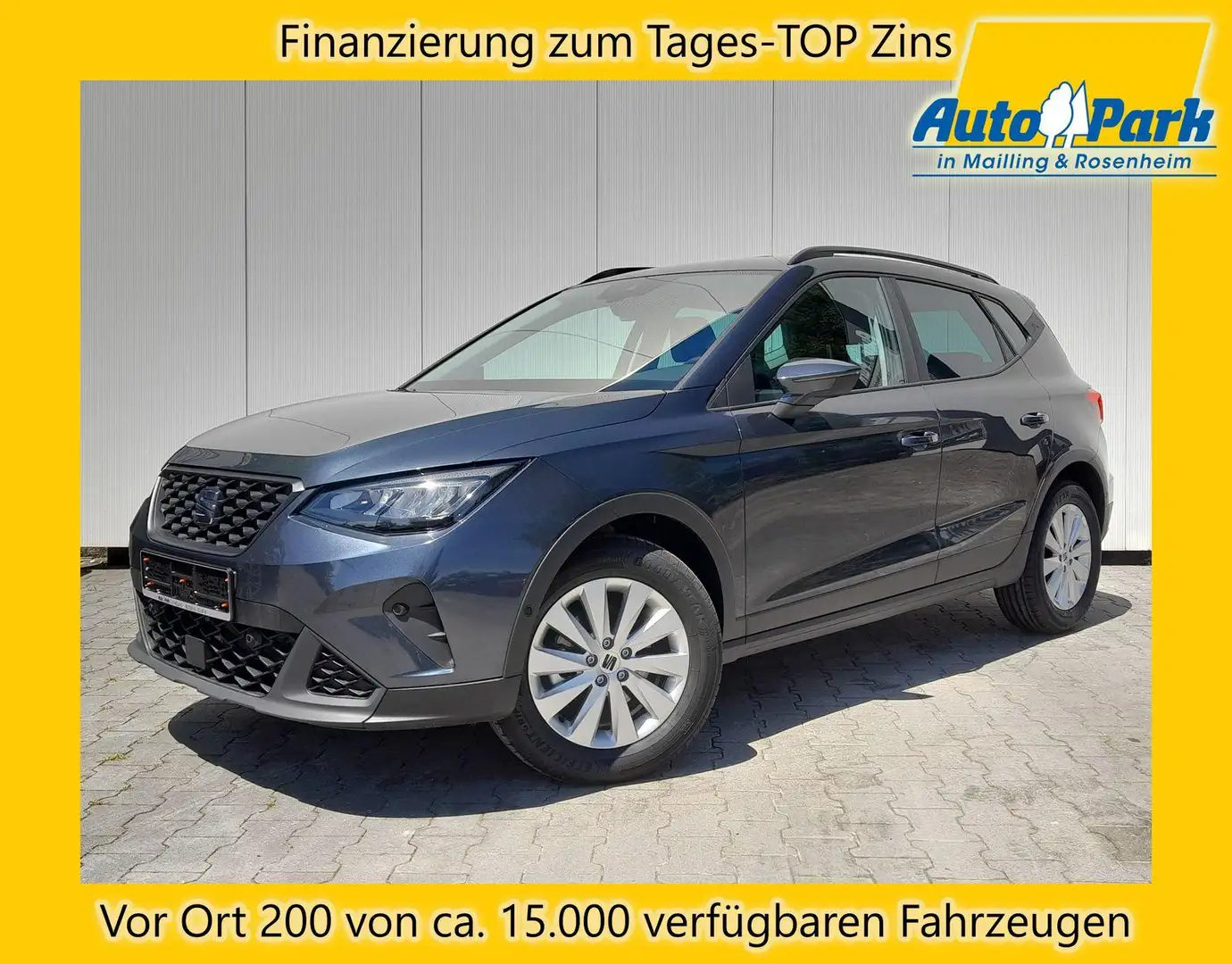 SEAT Arona 1.0 TSI LED~PDC~RFK~Navi/App~SHZ~VIRTUEL C Grey - 1