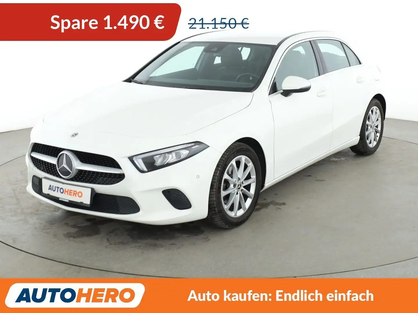 Mercedes-Benz A 180 d Aut.*NAVI*VC*CAM*SHZ*TEMPO* Weiß - 1