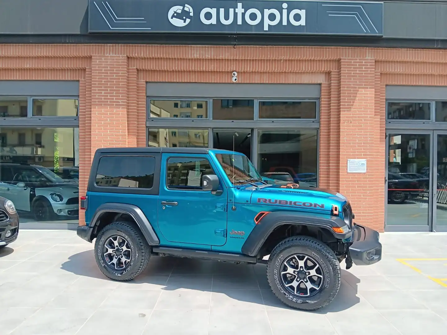 Jeep Wrangler Wrangler 2.2 mjt II Rubicon auto Blauw - 2
