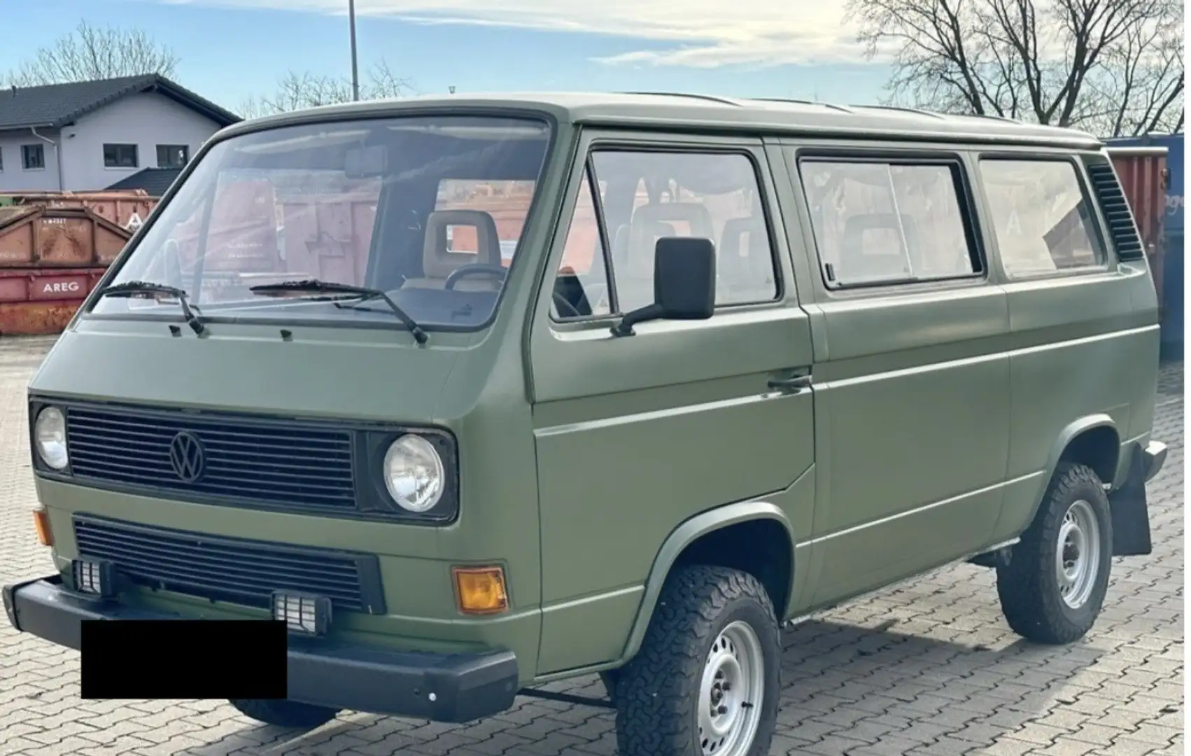 Volkswagen T3 Multivan Syncro Oldtimer Grün - 1