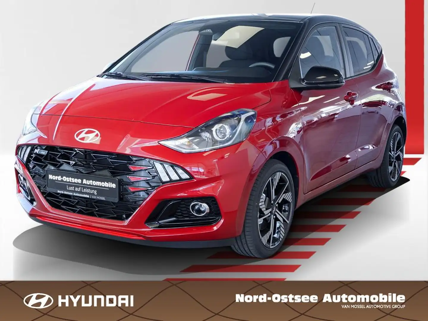 Hyundai i10 FL N Line DynLicht Fernlichtass. Kam. KlimaA Rot - 1