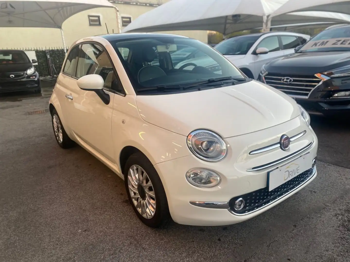 Fiat 500 1.2 Lounge navi +CarPlay +Gpl Bianco - 1