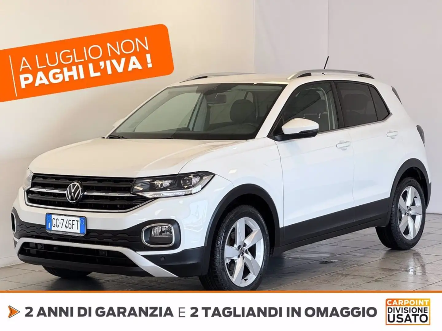 Volkswagen T-Cross 1.0 tsi advanced 110cv dsg White - 1