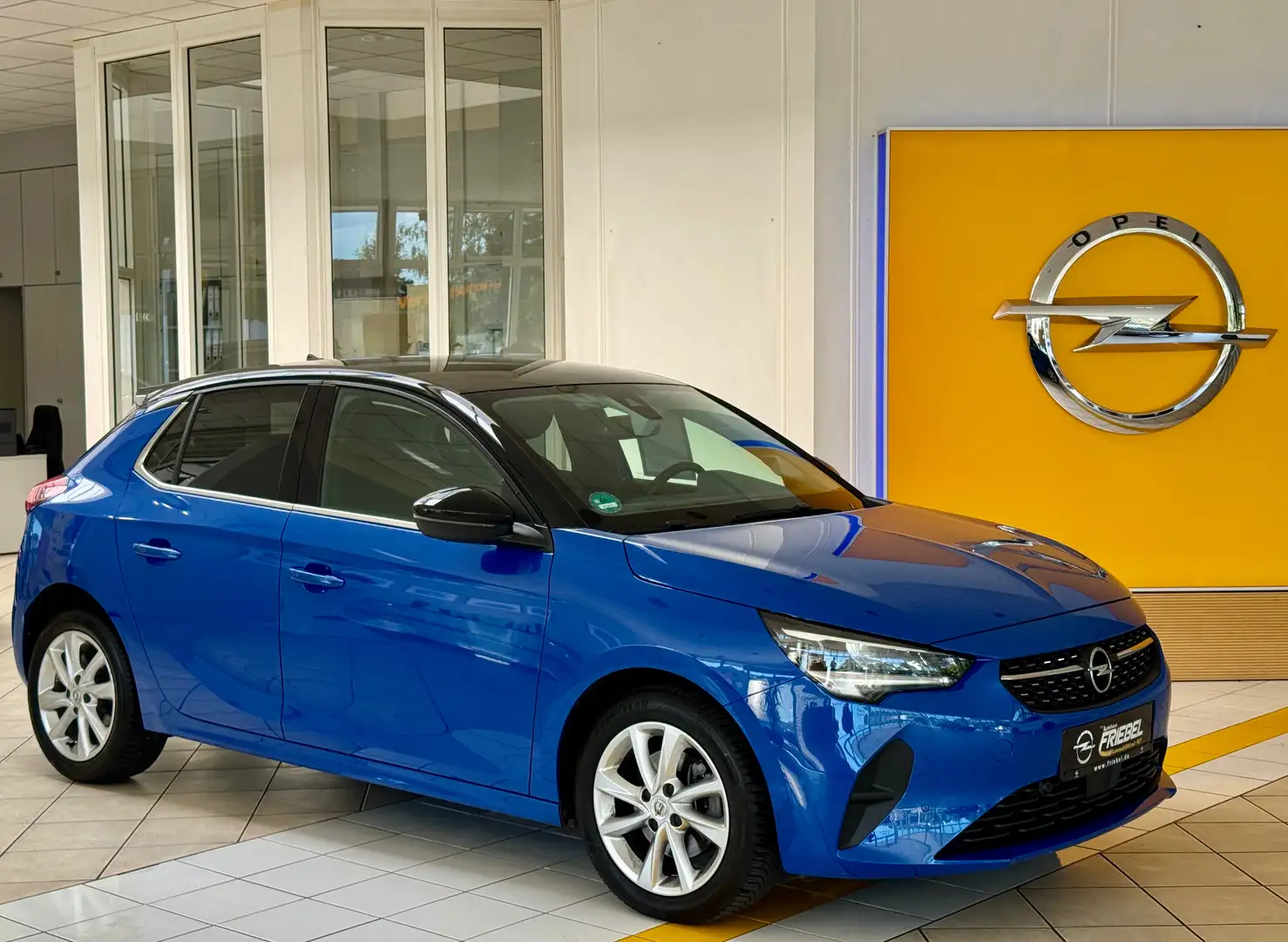 Opel Corsa Eleg/Kam/LED/Sitzh/Lenkhzg/IntelliLUX/2xParkp. Blau - 1