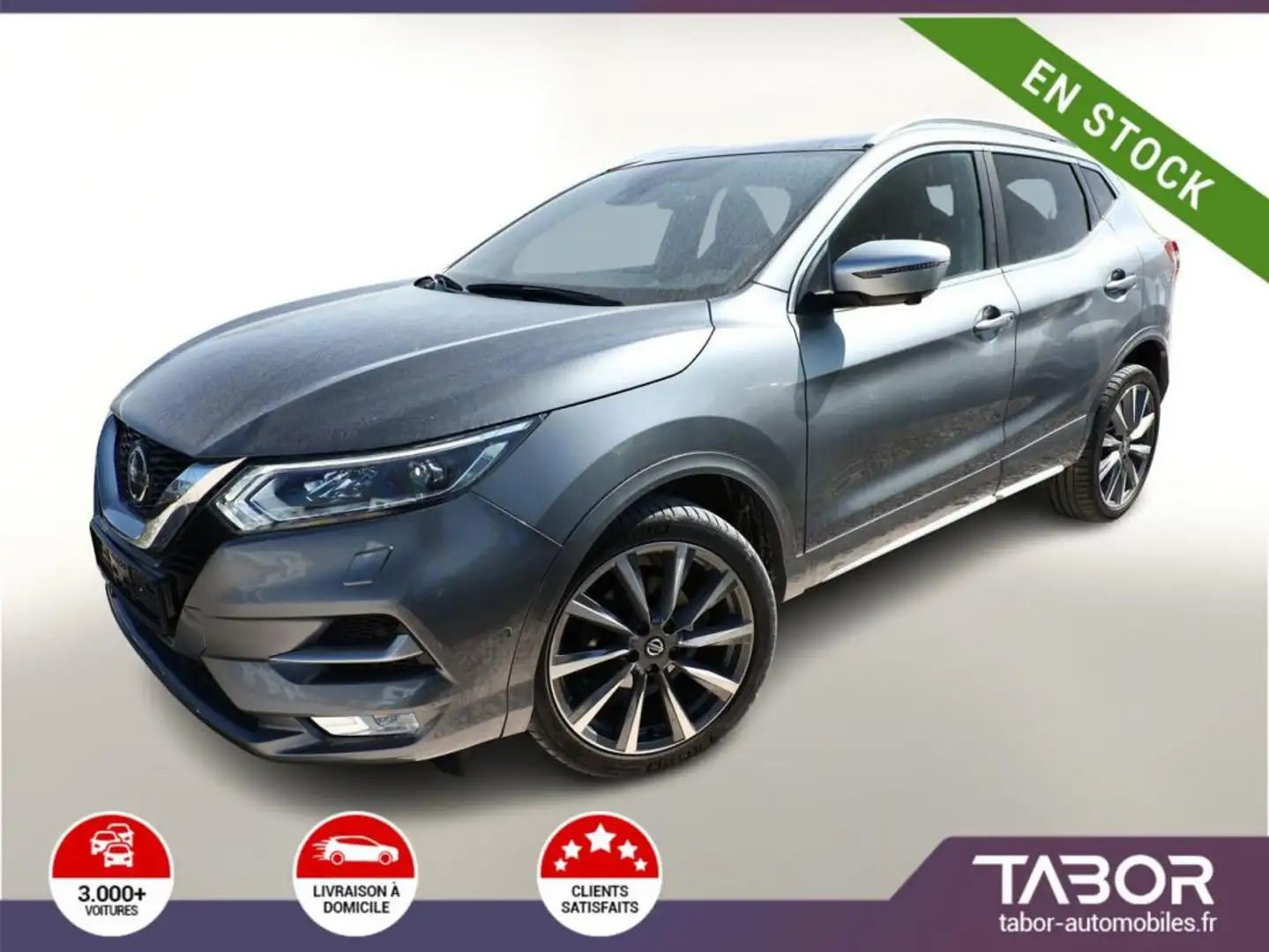 Nissan Qashqai 1.3 DIG-T 160 DCT Tekna Pano Gris - 1