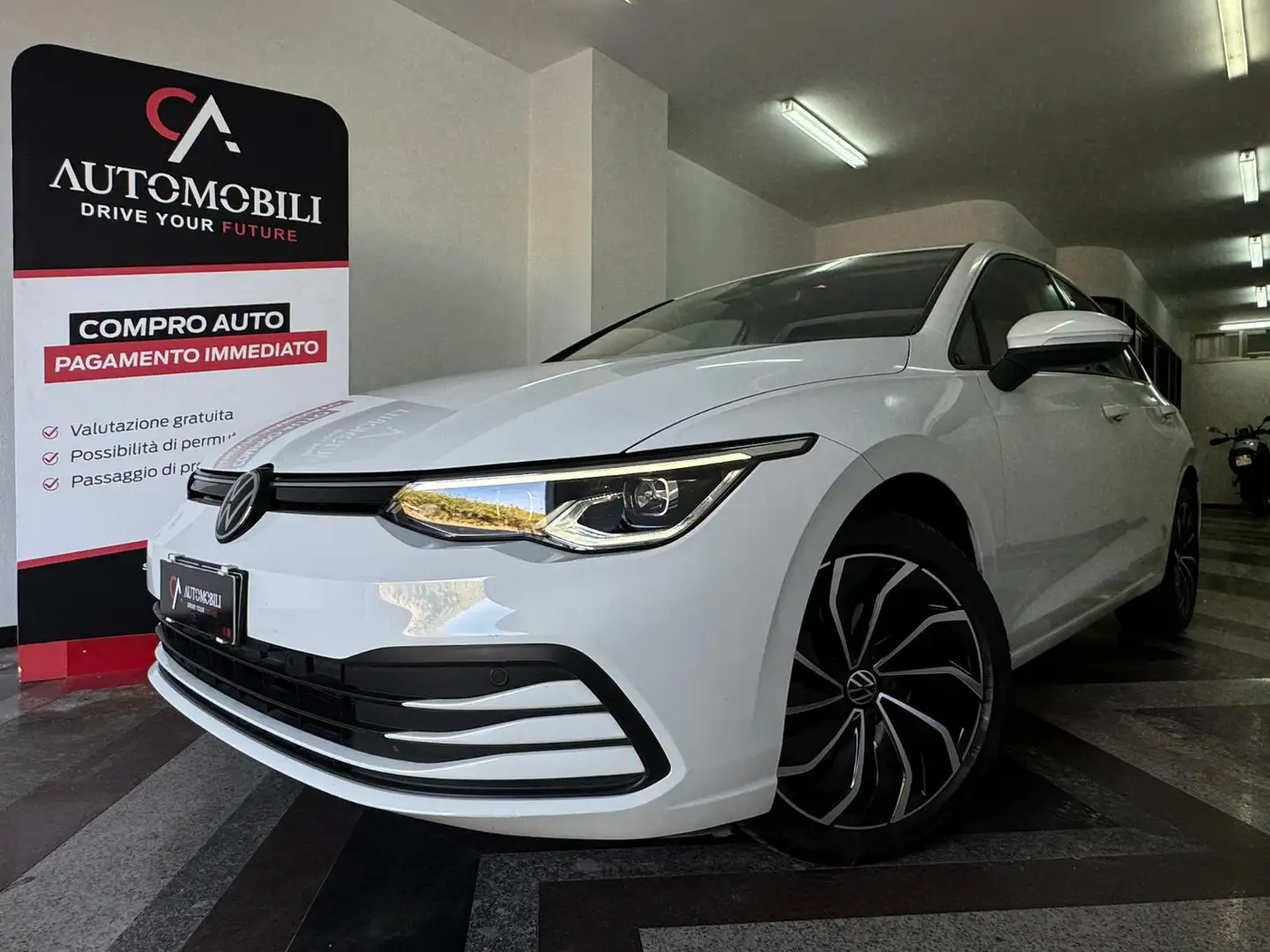 Volkswagen Golf Golf VIII 2020 2.0 tdi Style 115cv Bianco - 1