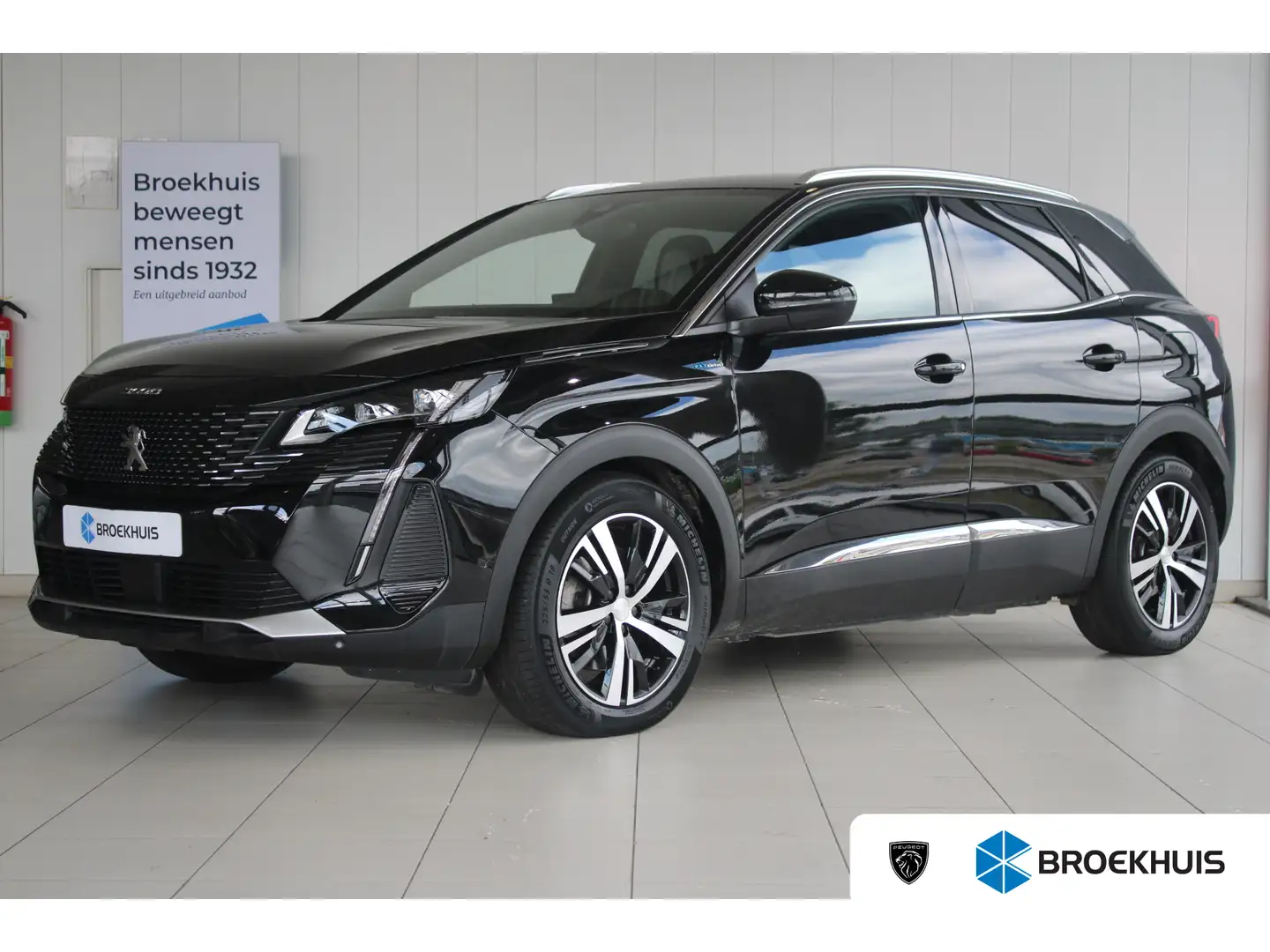 Peugeot 3008 1.6 HYbrid 225-PK GT | PARKEERCAMERA | ALCANTARA B Zwart - 1