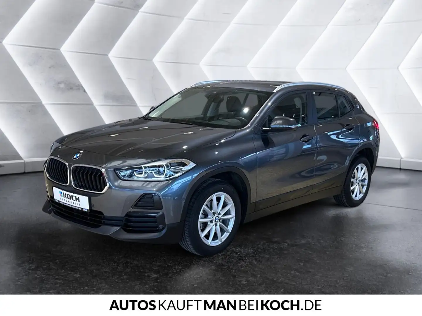 BMW X2 sDrive18i Advantage NAVI CAM SHZ 2xPDC 1.HAND Gris - 2