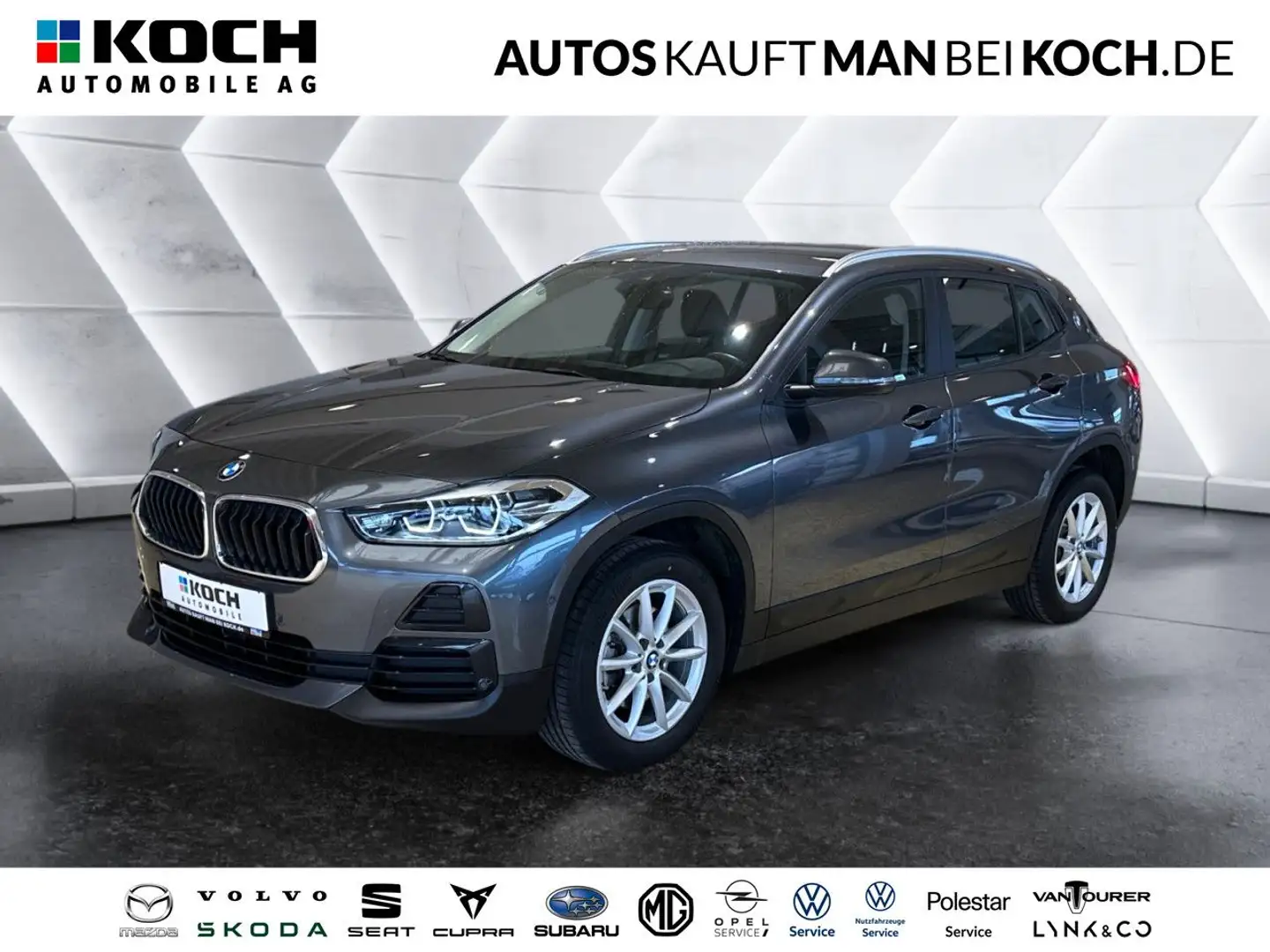 BMW X2 sDrive18i Advantage NAVI CAM SHZ 2xPDC 1.HAND Gris - 1