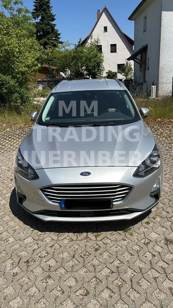 Ford Focus FOCUS 1.6 TDCI KOMBI-AUTOM-KLIMAAUT.-2.HAND-EUR6 Silber - 2