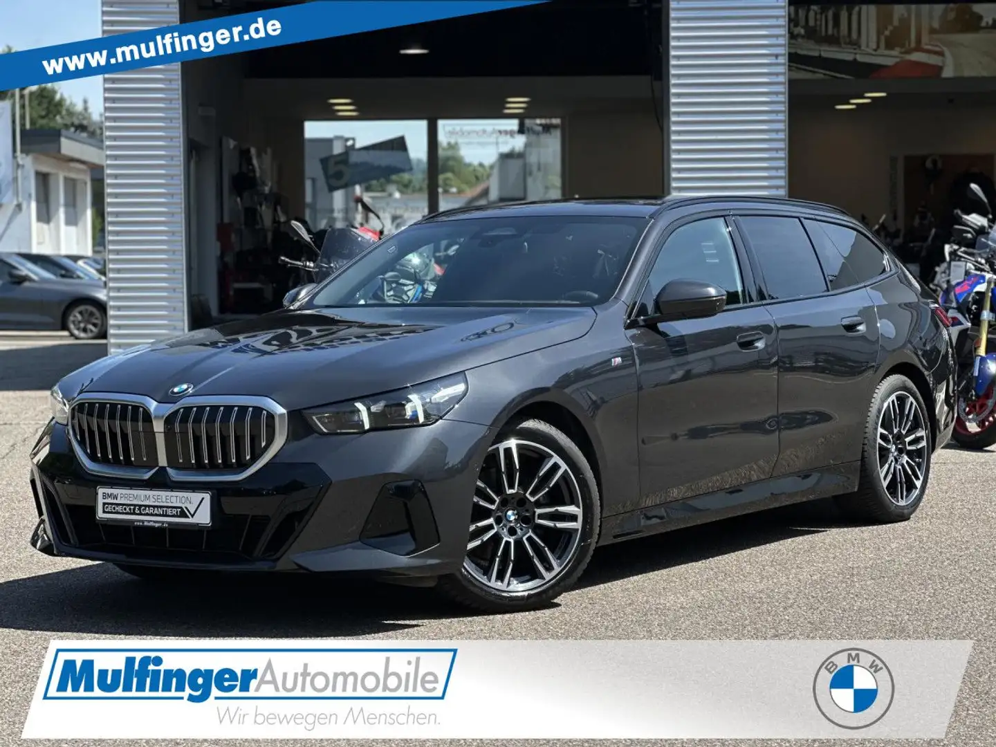 BMW 520 d T. xDr. M Sport Standh.SurView.HUD ACC AHK Grau - 1