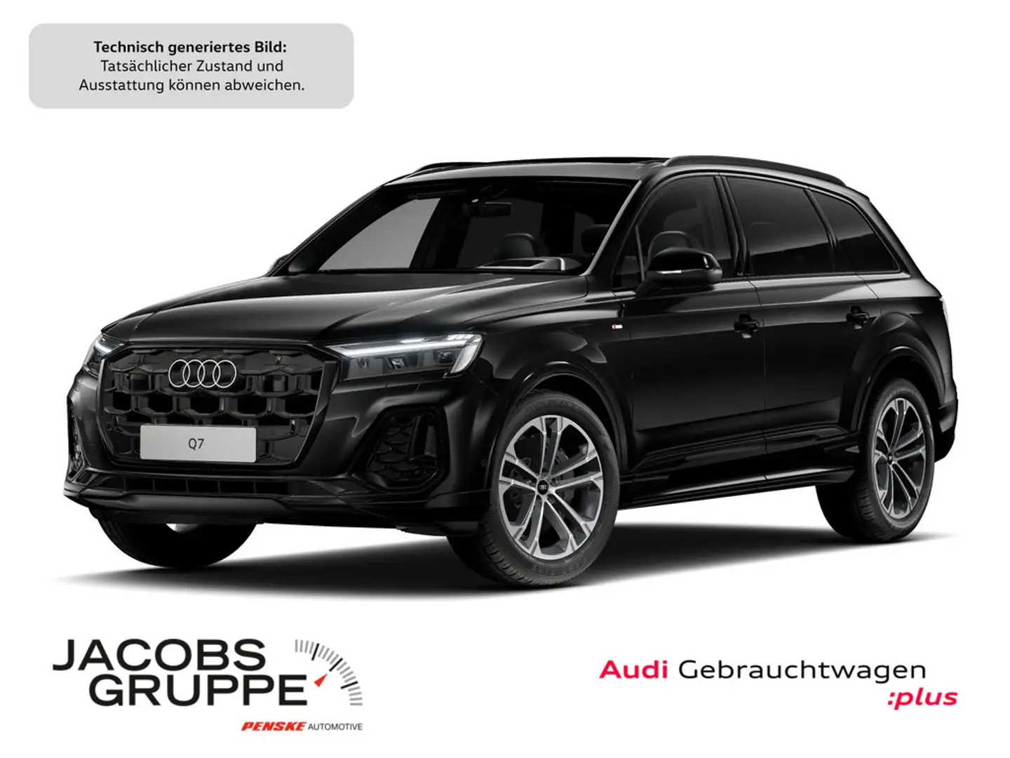 Audi Q7 50 TDI quattro S line Pano,AHK,Matrix-LED, Schwarz - 1