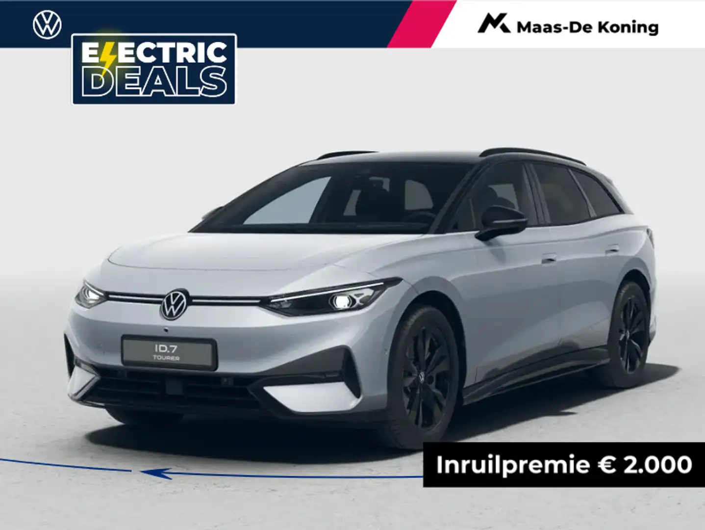 Volkswagen ID.7 Tourer Limited Edition 77 kWh accu 286 pk · Draadl Zilver - 1
