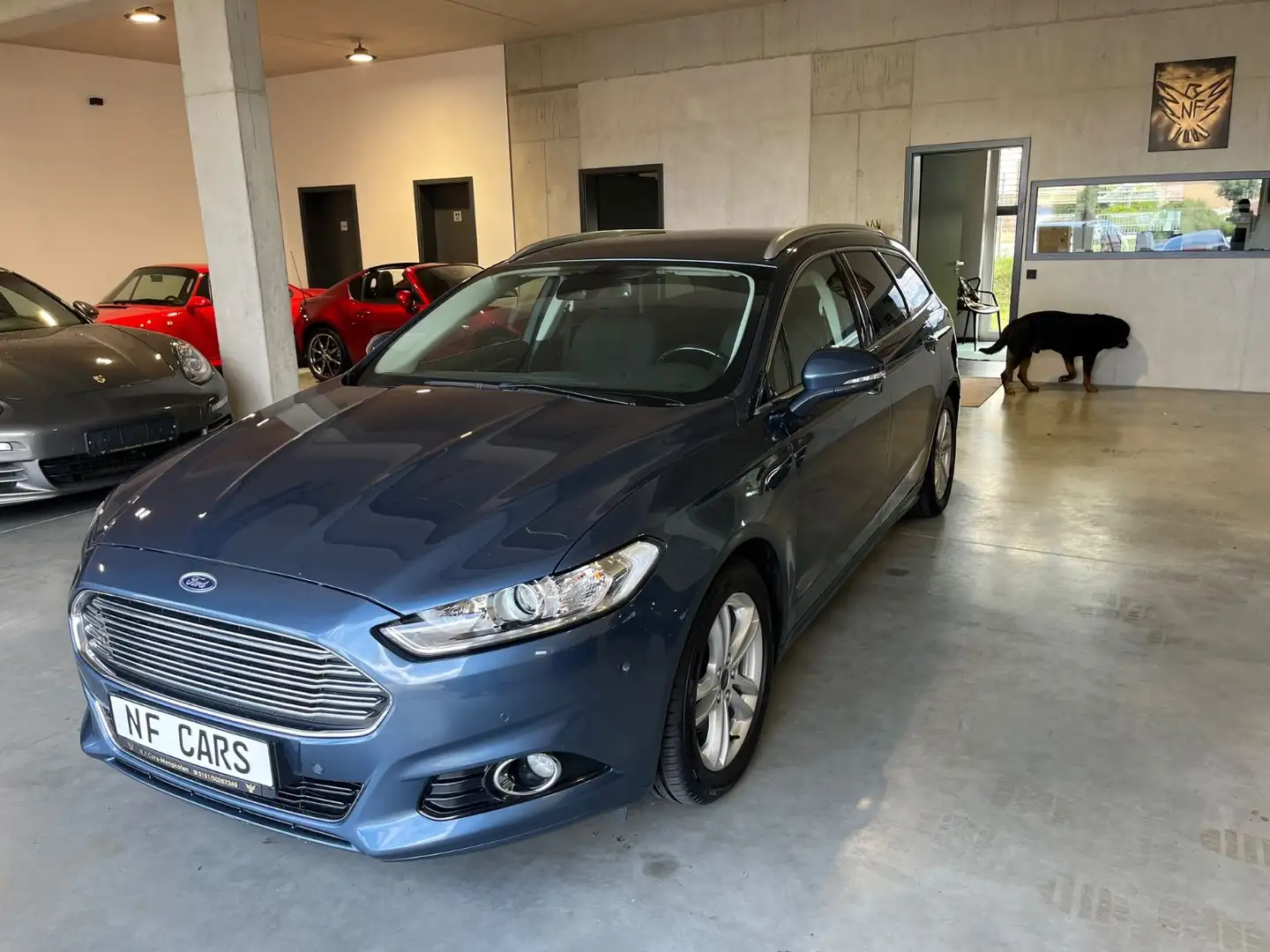 Ford Mondeo Turnier Titanium,8-fach,2.Hand,EURO6,Navi Bleu - 1