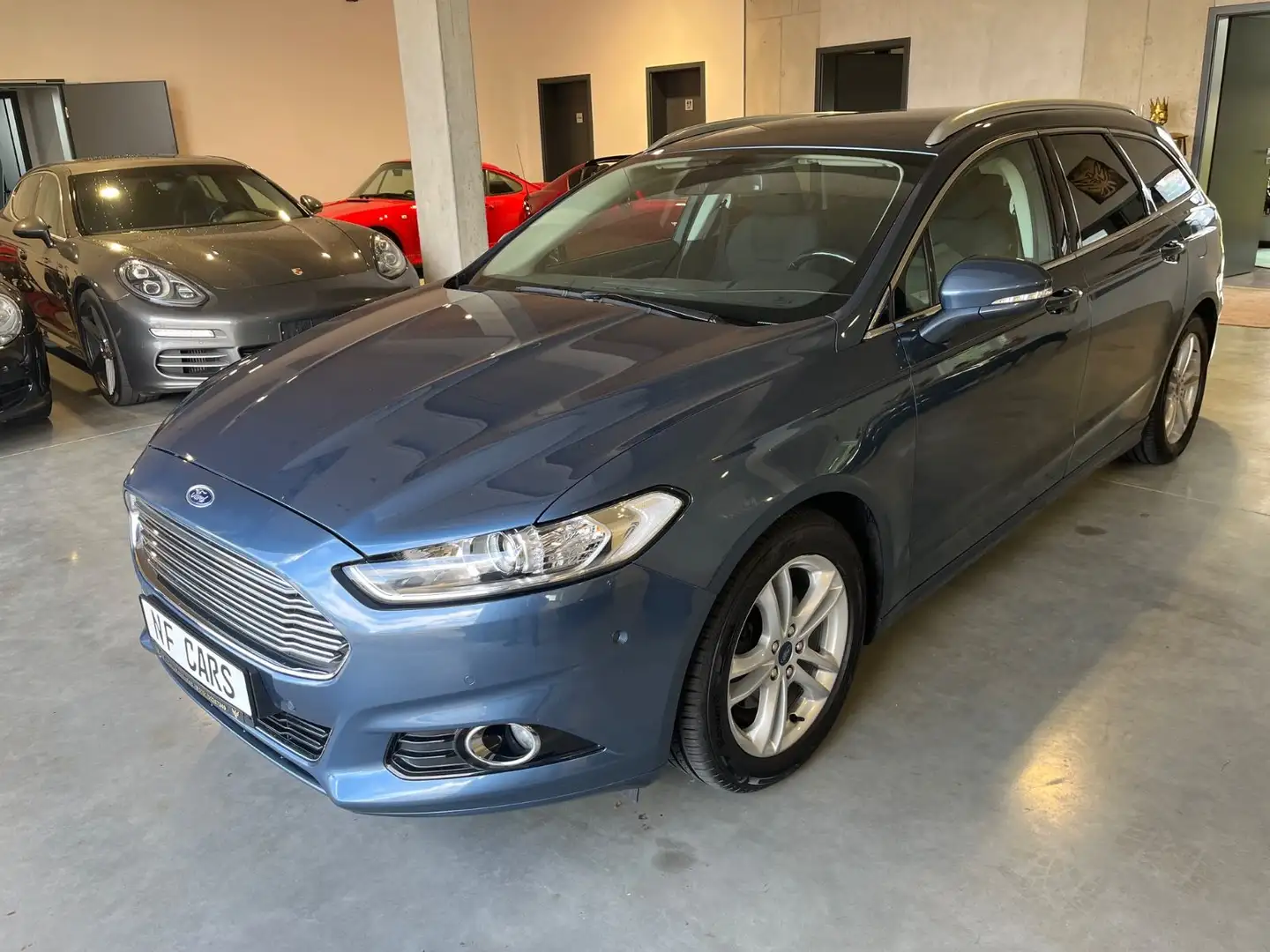 Ford Mondeo Turnier Titanium,8-fach,2.Hand,EURO6,Navi Bleu - 2