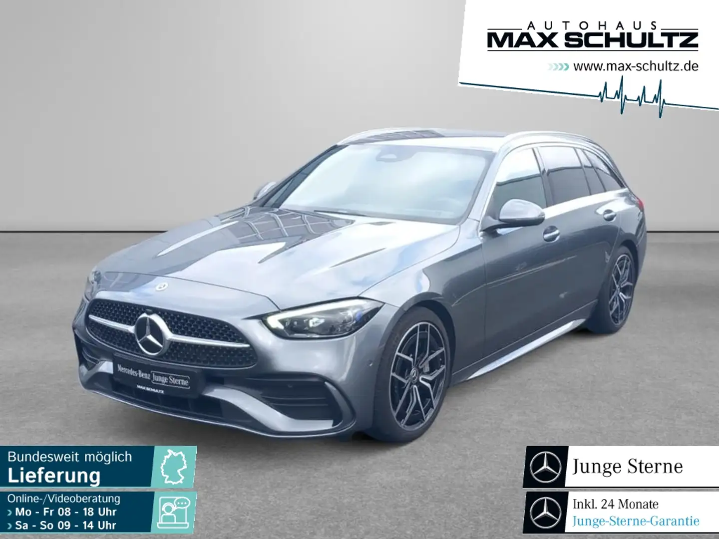 Mercedes-Benz C 300 d T-Modell AMG*Nav*SpurP*PDC*RFK*bel.-Sitz Grau - 1