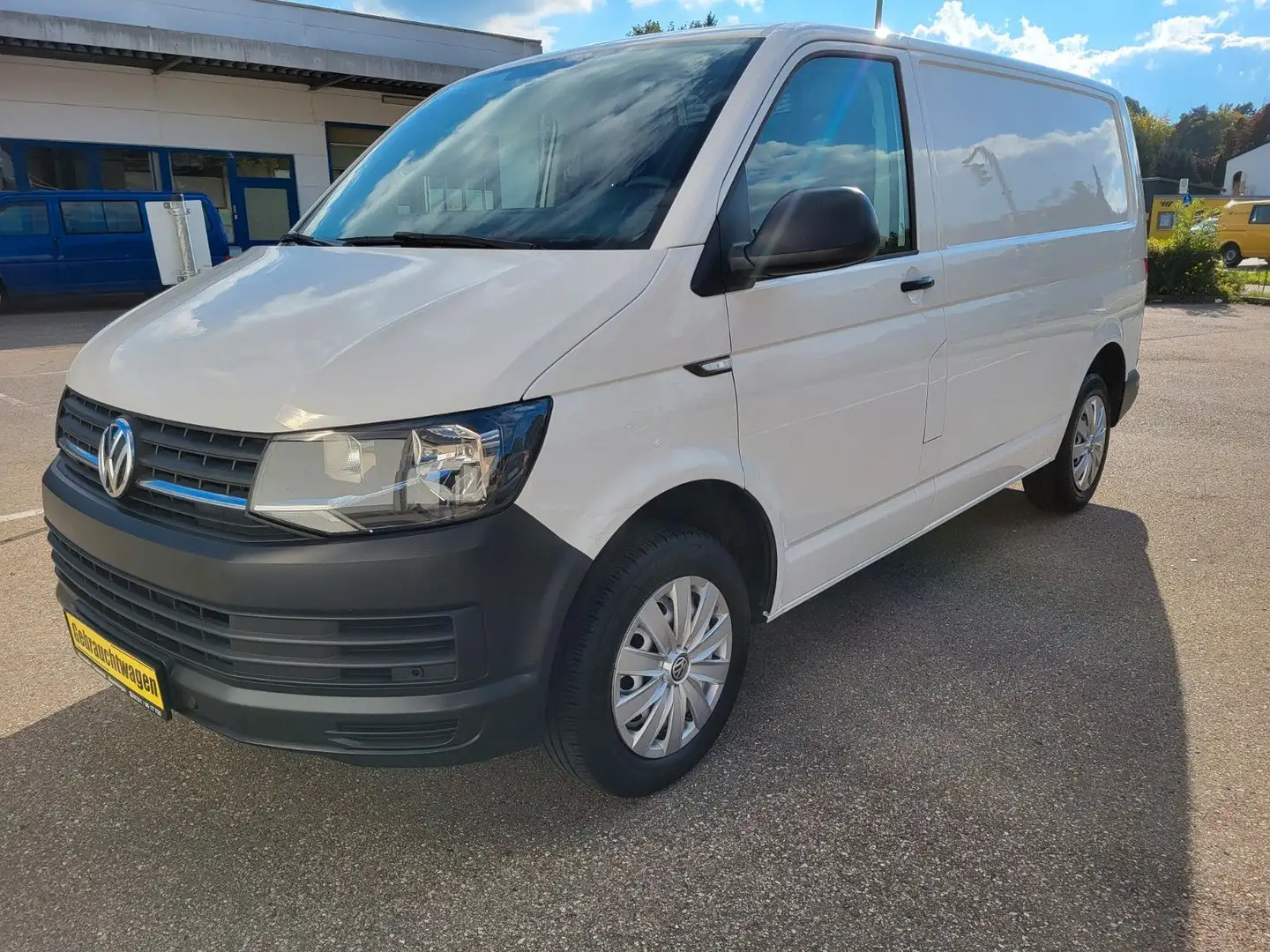 Volkswagen T6 Transporter Kasten 1 Hand Navi AHK Heckklappe Weiß - 1