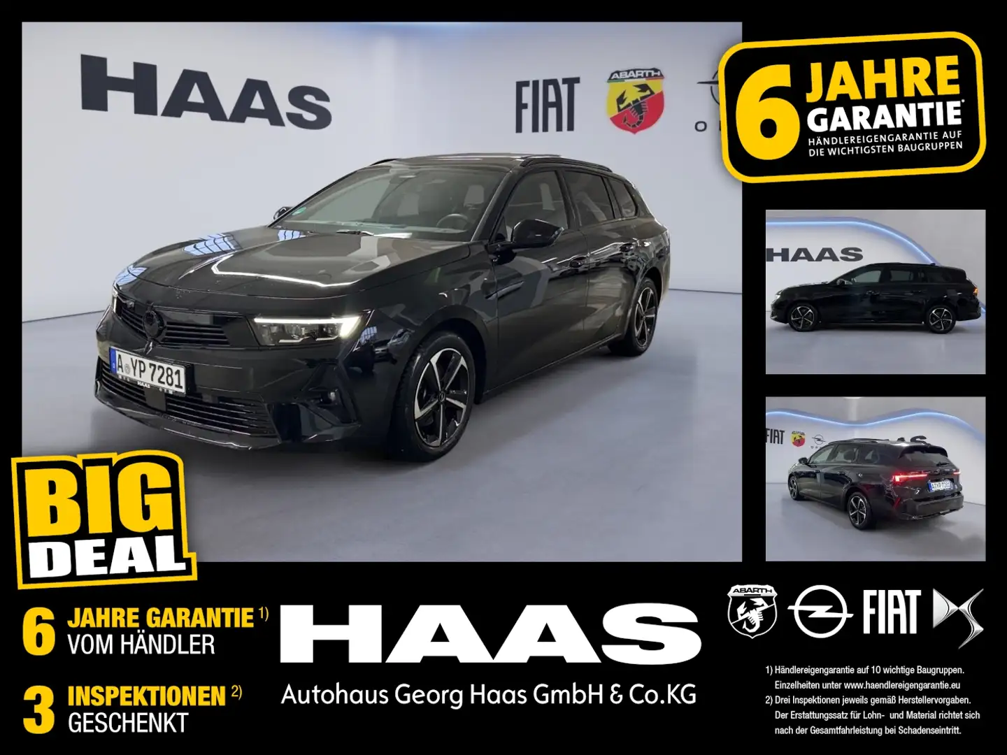 Opel Astra L Sports Tourer 1.2 Turbo !Vollausstattung! Schwarz - 1